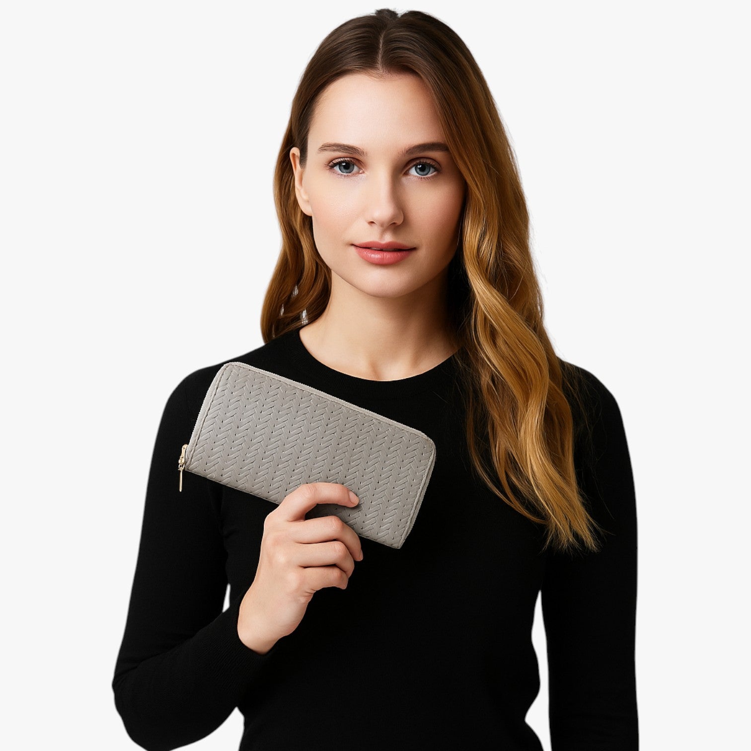 Ivory | Elegant langt pung med telefon- og kortholder - - Elfenben | Elegant langt pung med telefon- og kortholder - €25 - {{ product_tags }