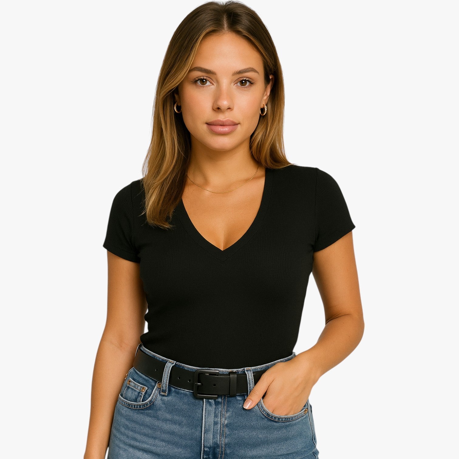 Blaire | Punk-bælte med nitter og strækbar pasform - - Blaire | Punk-bælte med nitter og strækbar pasform - €25 - {{ product_tags }