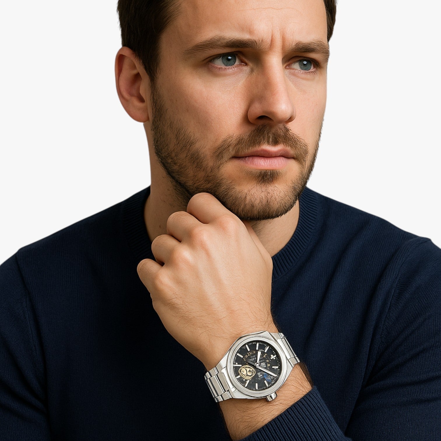 Lennox | Vandtæt luksus mekanisk ur - - watches - {{ product_tags }