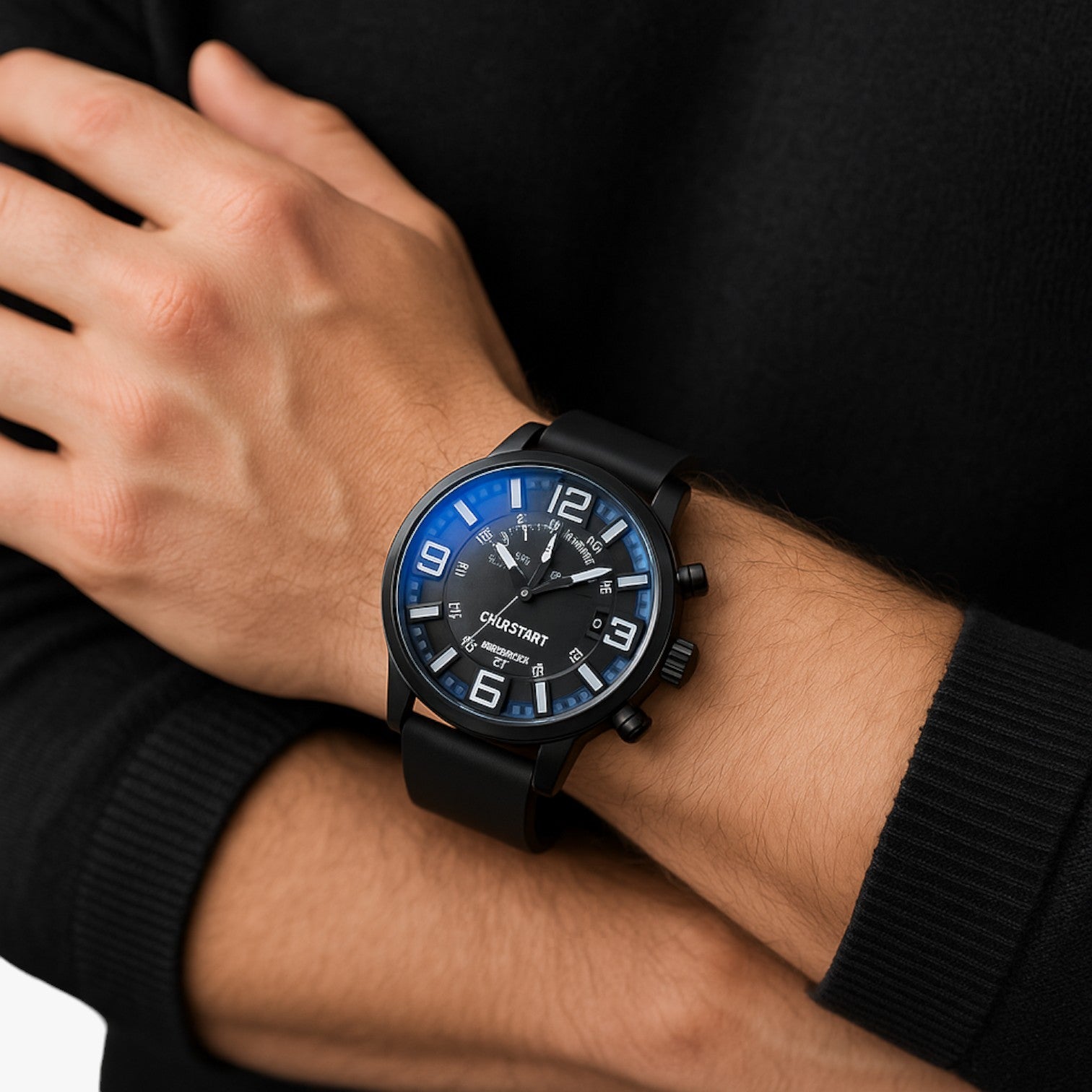 Riley | Herreur i Silikone med Præcis Kvartsbevægelser, Hverdagsstilet - - watches - {{ product_tags }