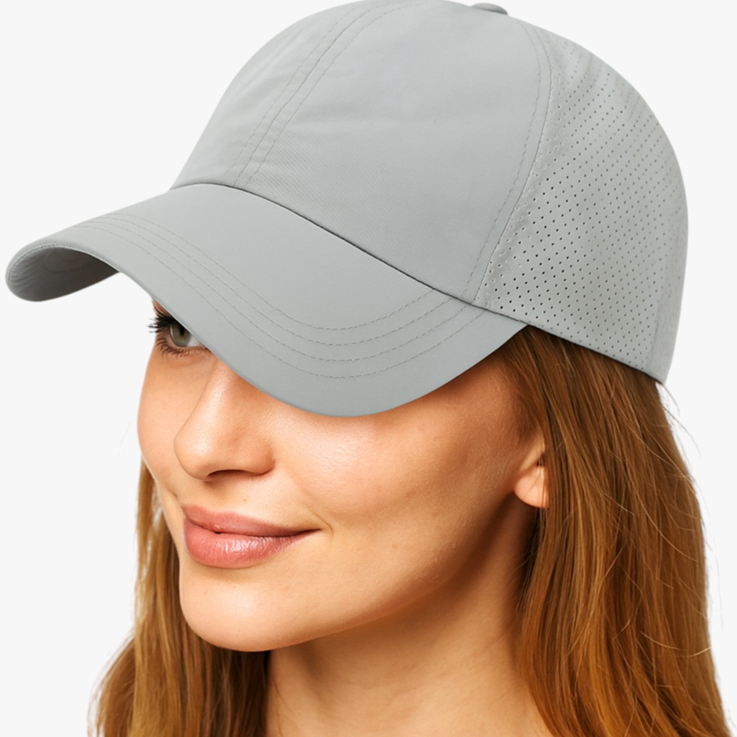 Aliyah | Sportscappe til sommer med hestehale og åndbart netmateriale - - Aliyah | Sportscappe til sommer med hestehale og åndbart netmateriale - €25 - {{ product_tags }