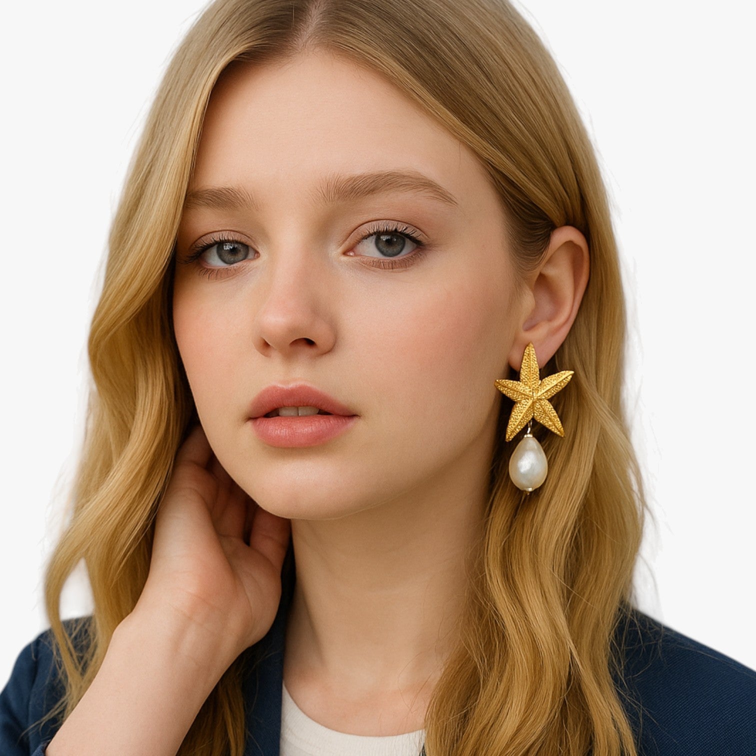 Xyla | Stilfulde skjellformede øreringe til en sommerlig stemning - - Xyla | Stilfulde skjellformede øreringe til en sommerlig stemning - €25 - {{ product_tags }