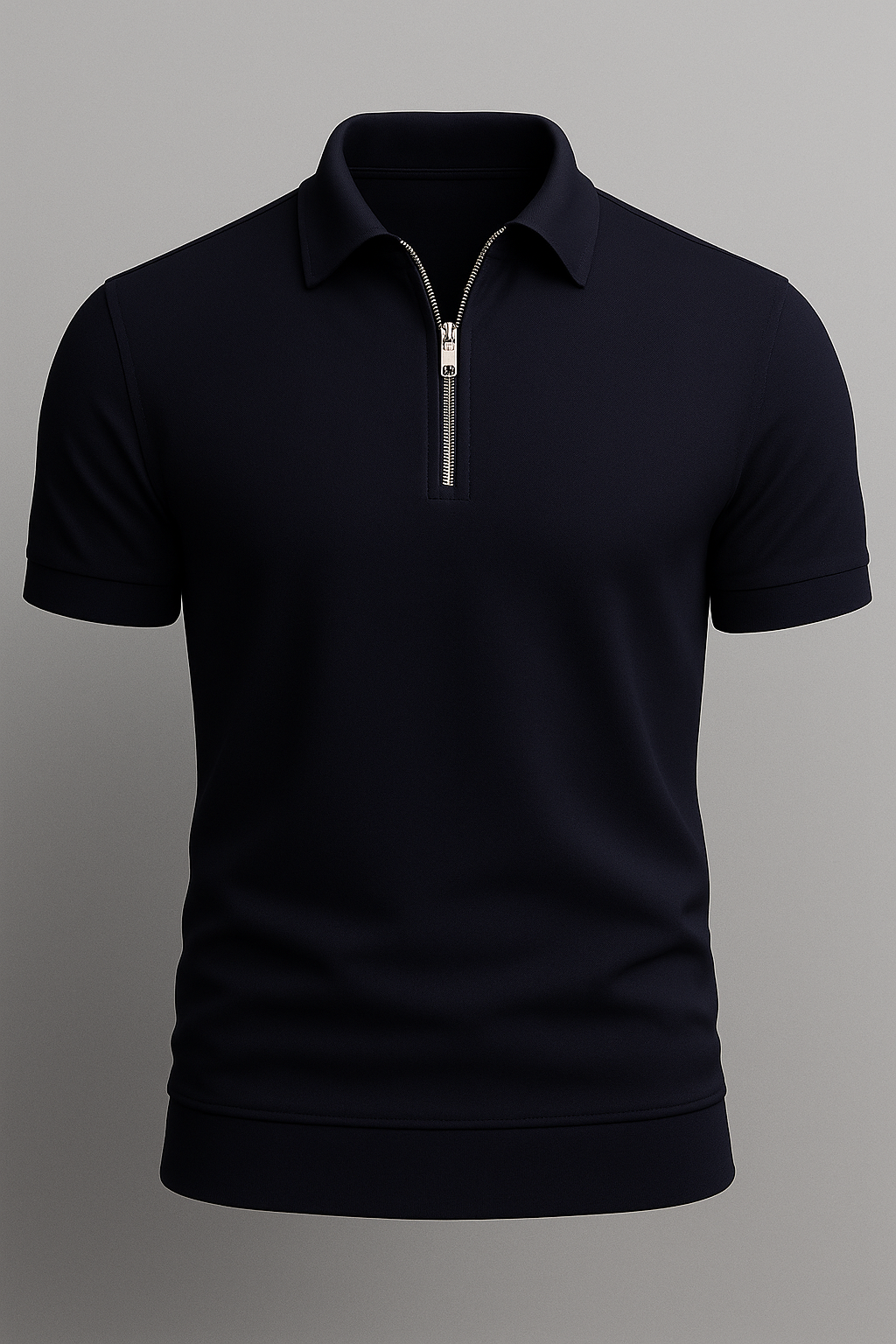 Ruben | Zip Polo – Ren lining og moderne snit - Mørkeblå - Ruben | Zip Polo – Ren lining og moderne snit - €25 - {{ product_tags }