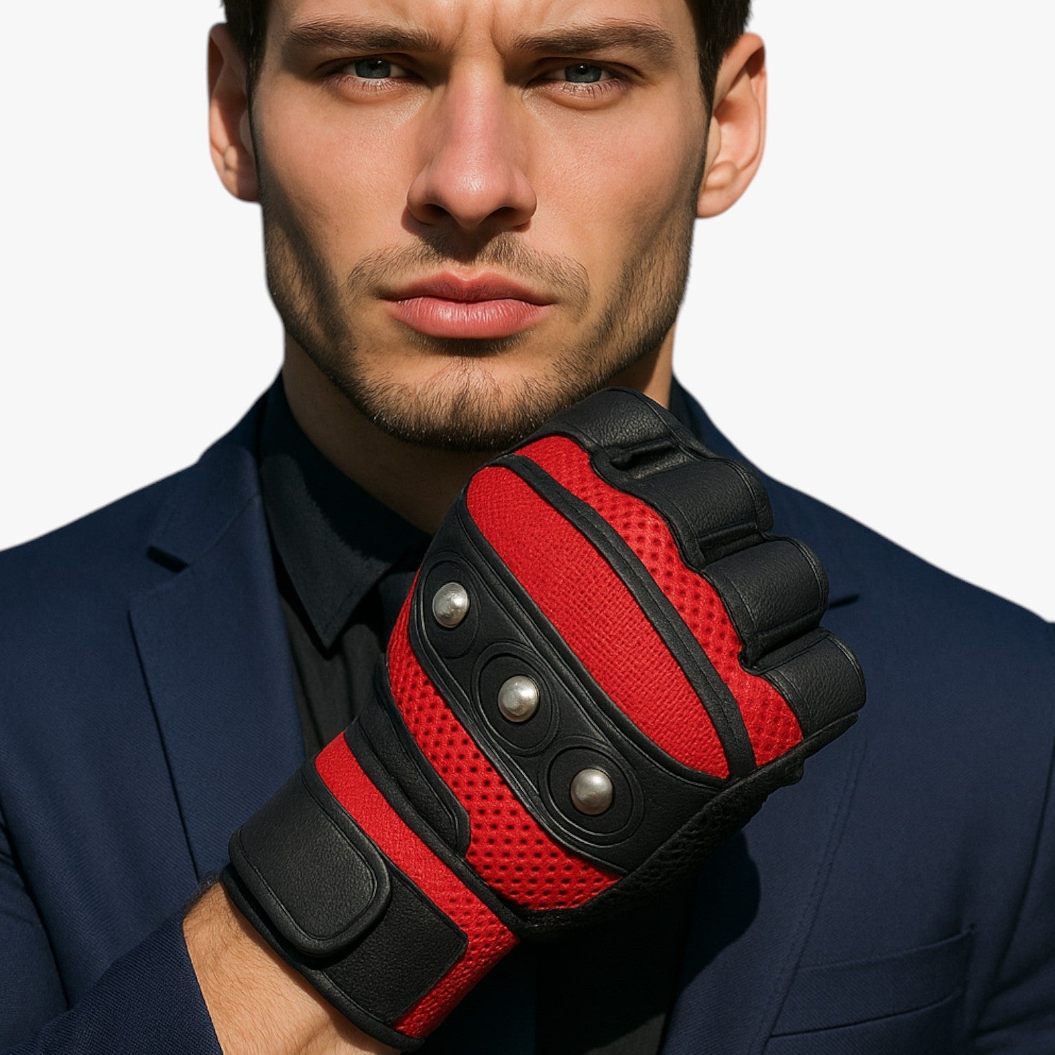 Rory | Sommercykelhansker med nitter - - Rory | Sommercykelhansker med nitter - €25 - {{ product_tags }