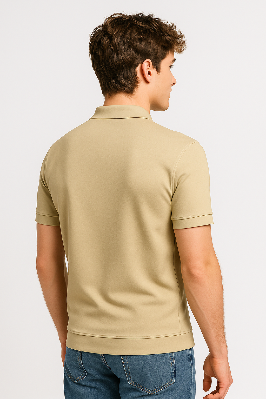 Ruben | Zip Polo – Ren lining og moderne snit - - Ruben | Zip Polo – Ren lining og moderne snit - €25 - {{ product_tags }