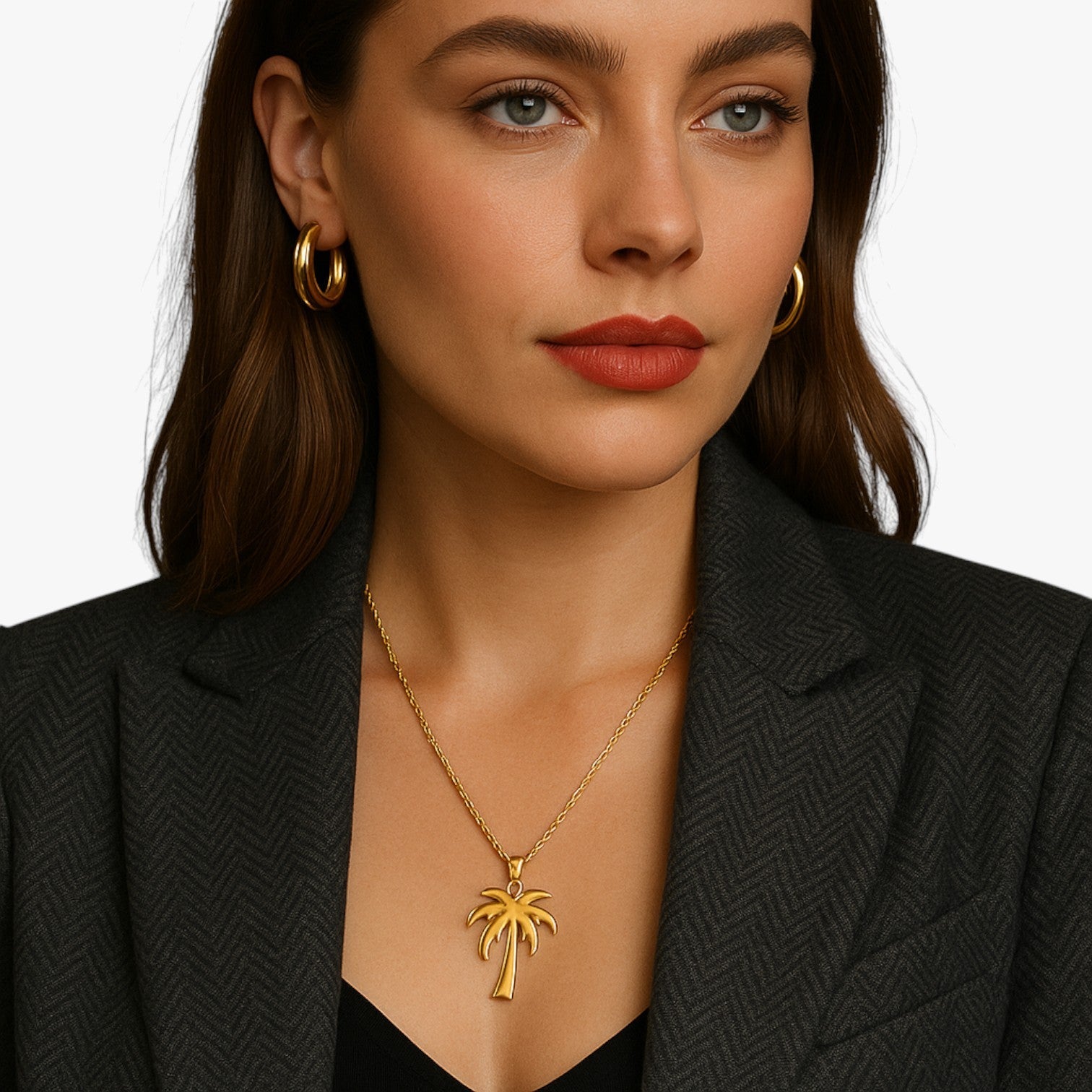 Kate | Delicata sommerpalme halskæde - - women's fashion - {{ product_tags }