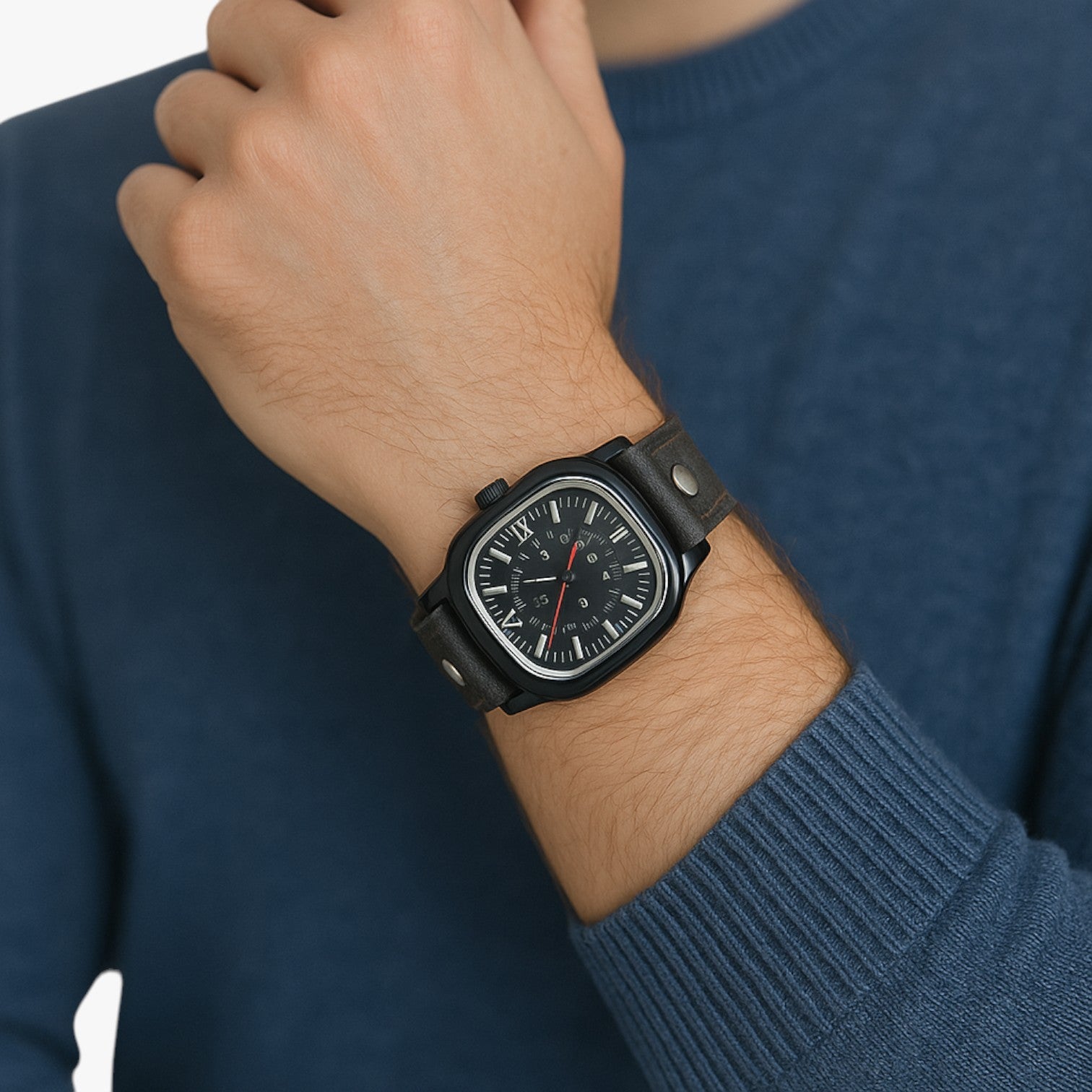Lucca | Vintage ur med læderrem - - watches - {{ product_tags }