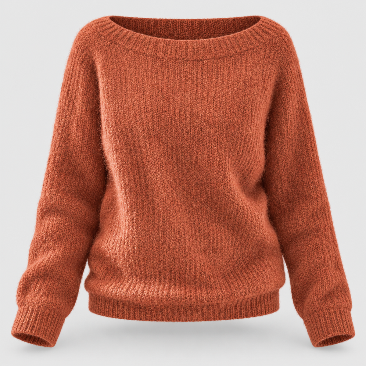 Dame strikbluse i afslappet pasform - Casual pullover