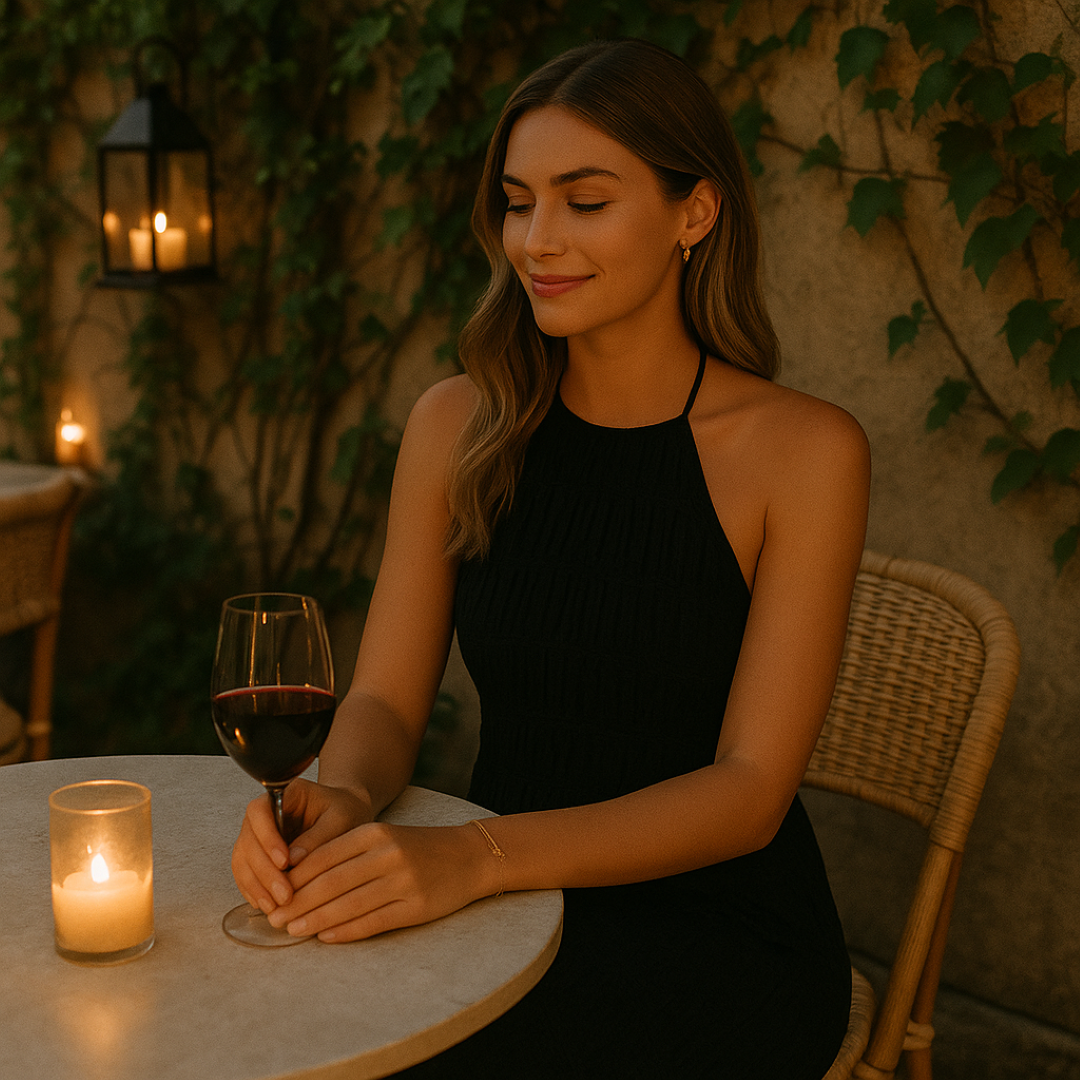 Isla | Lang kjole uden ryg med patchworkdetaljer til sommerferien - - women's fashion - {{ product_tags }