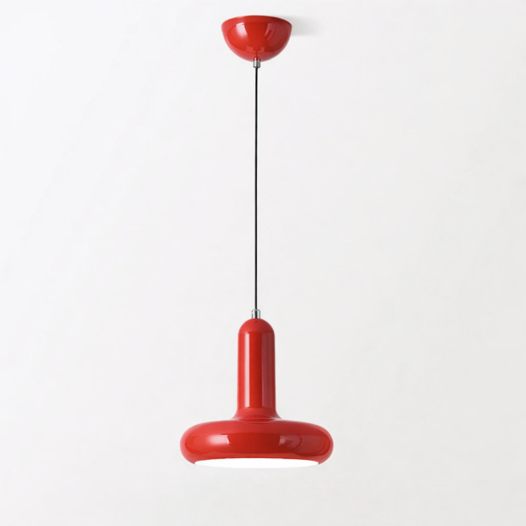 RetroPop Bauhaus Loftslampe - Macaron Stil - Rød - Home Decor - {{ product_tags }