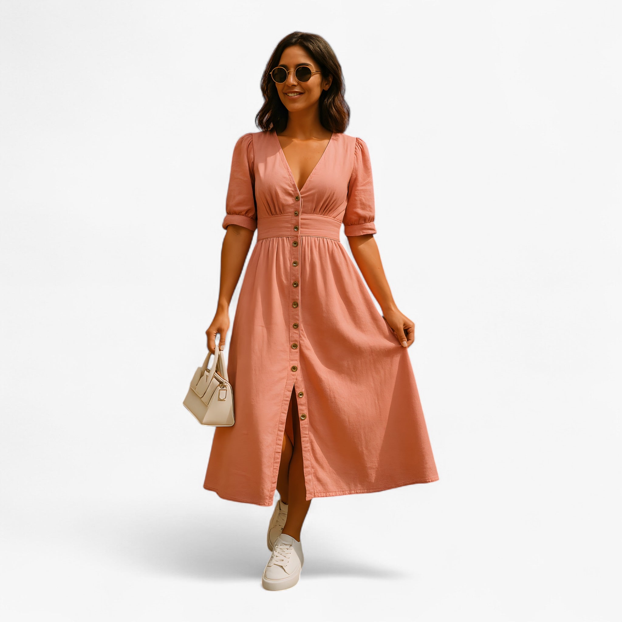 Demmy | Skinnerende Kjole i Denim - Rosa - women's fashion - {{ product_tags }