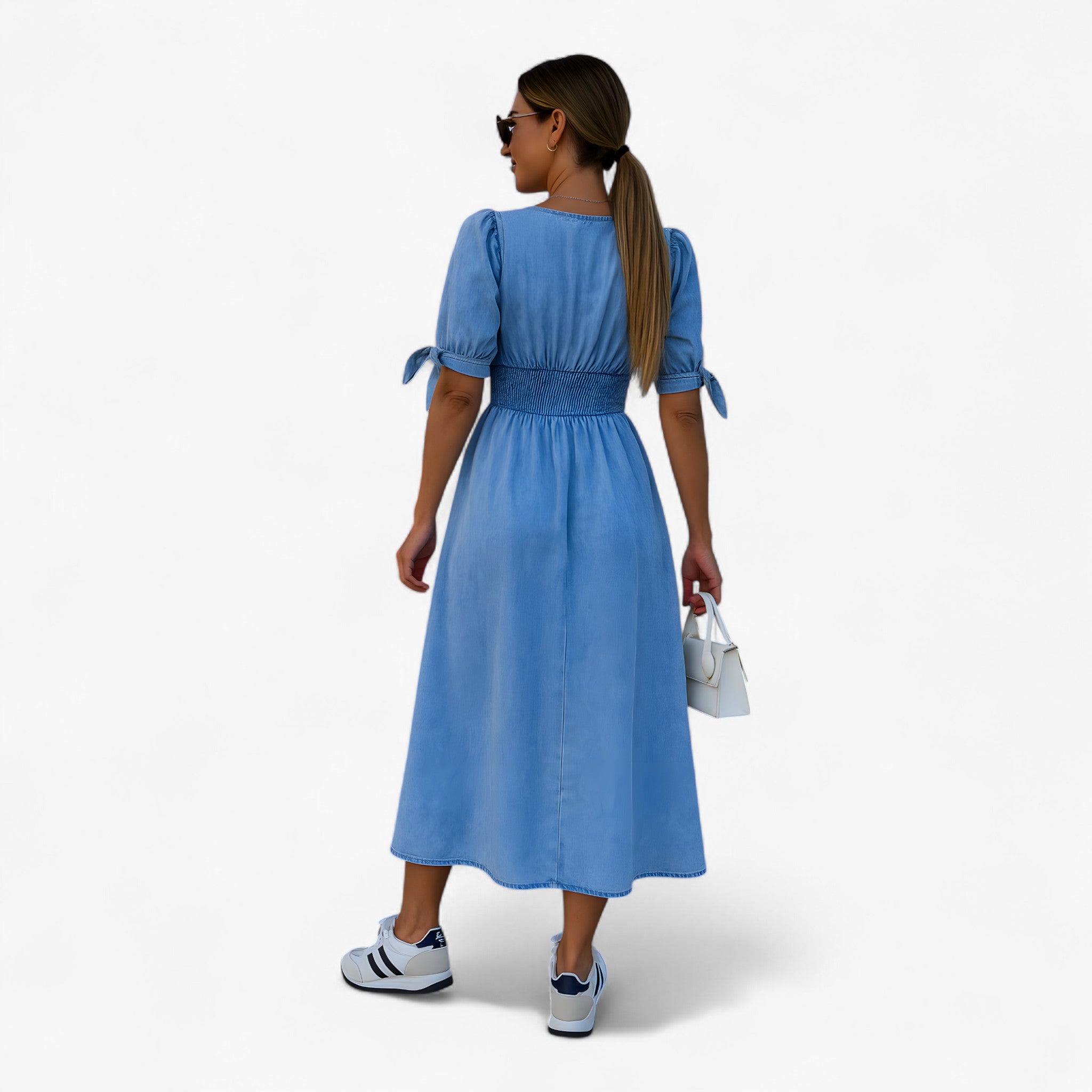 Demmy | Skinnerende Kjole i Denim - - women's fashion - {{ product_tags }