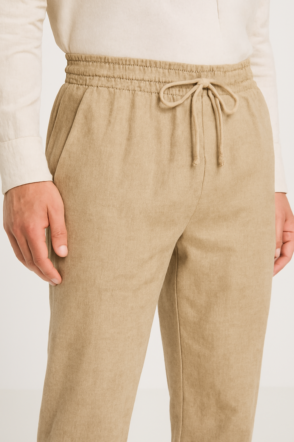 Oscar | Bløde og behagelige linnebukser med elastik i taljen - - women's fashion - {{ product_tags }