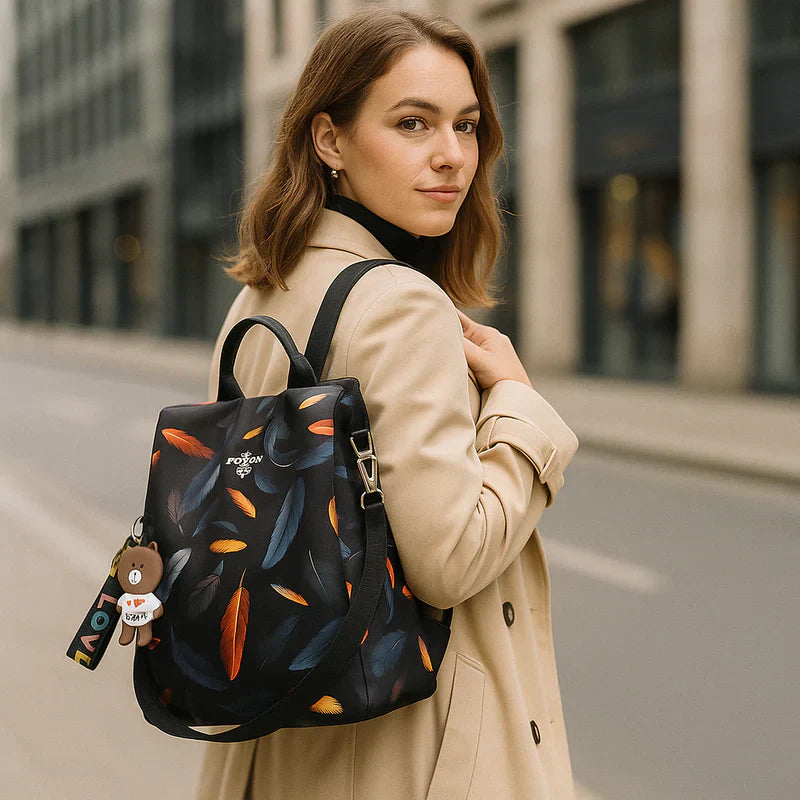 Mette | Waterproof anti-theft rygsæk med smart hidden compartments