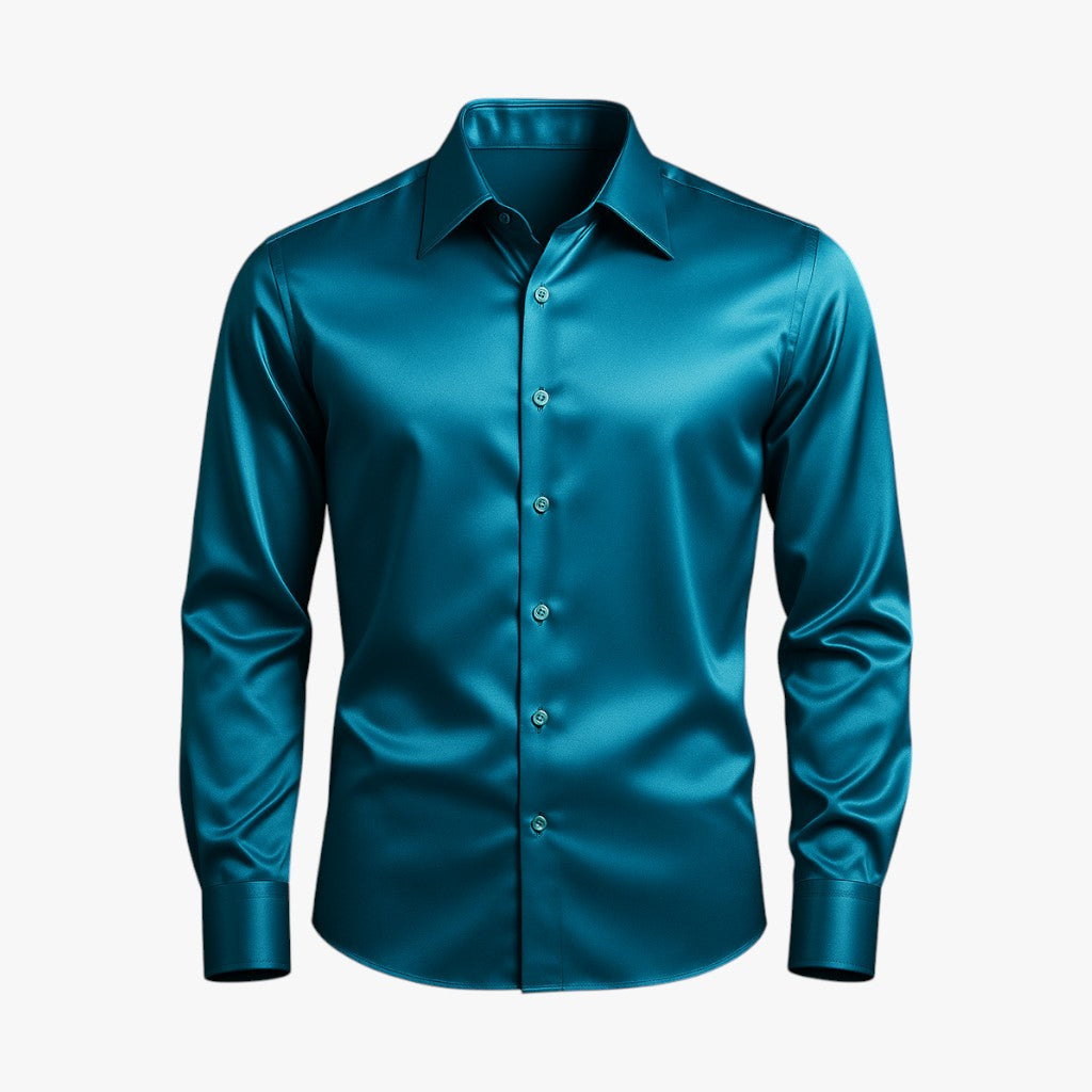 Gaël | Casual Chic Skjorte - Moderne Look, Førsteklasses Følelse - Bla - men's fashion - {{ product_tags }