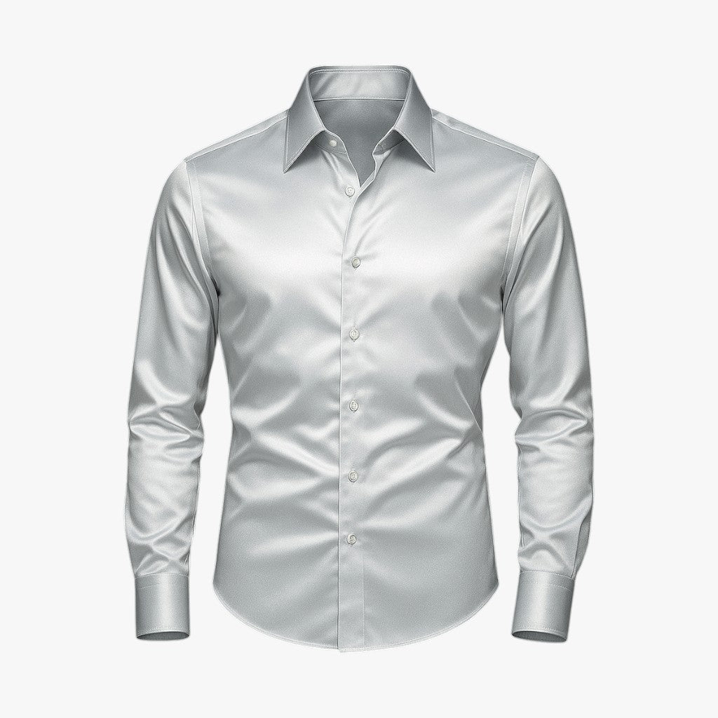 Gaël | Casual Chic Skjorte - Moderne Look, Førsteklasses Følelse - Grå - men's fashion - {{ product_tags }