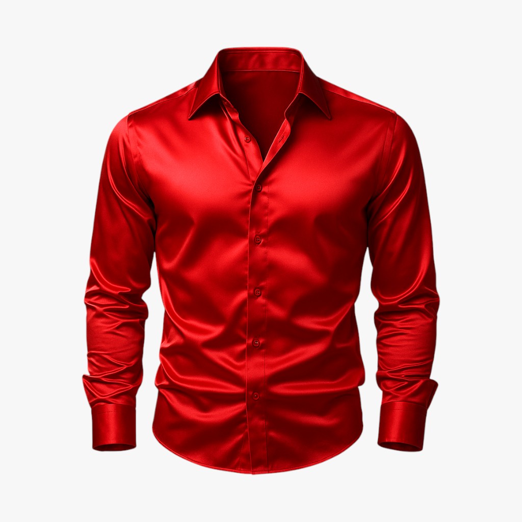 Gaël | Casual Chic Skjorte - Moderne Look, Førsteklasses Følelse - Rød - men's fashion - {{ product_tags }