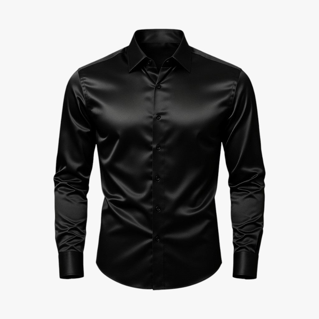 Gaël | Casual Chic Skjorte - Moderne Look, Førsteklasses Følelse - Sort - men's fashion - {{ product_tags }