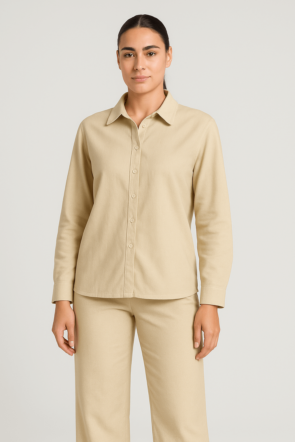 Beth | Elegant Sommersæt i Linned og Bomuld - - Sætter - {{ product_tags }