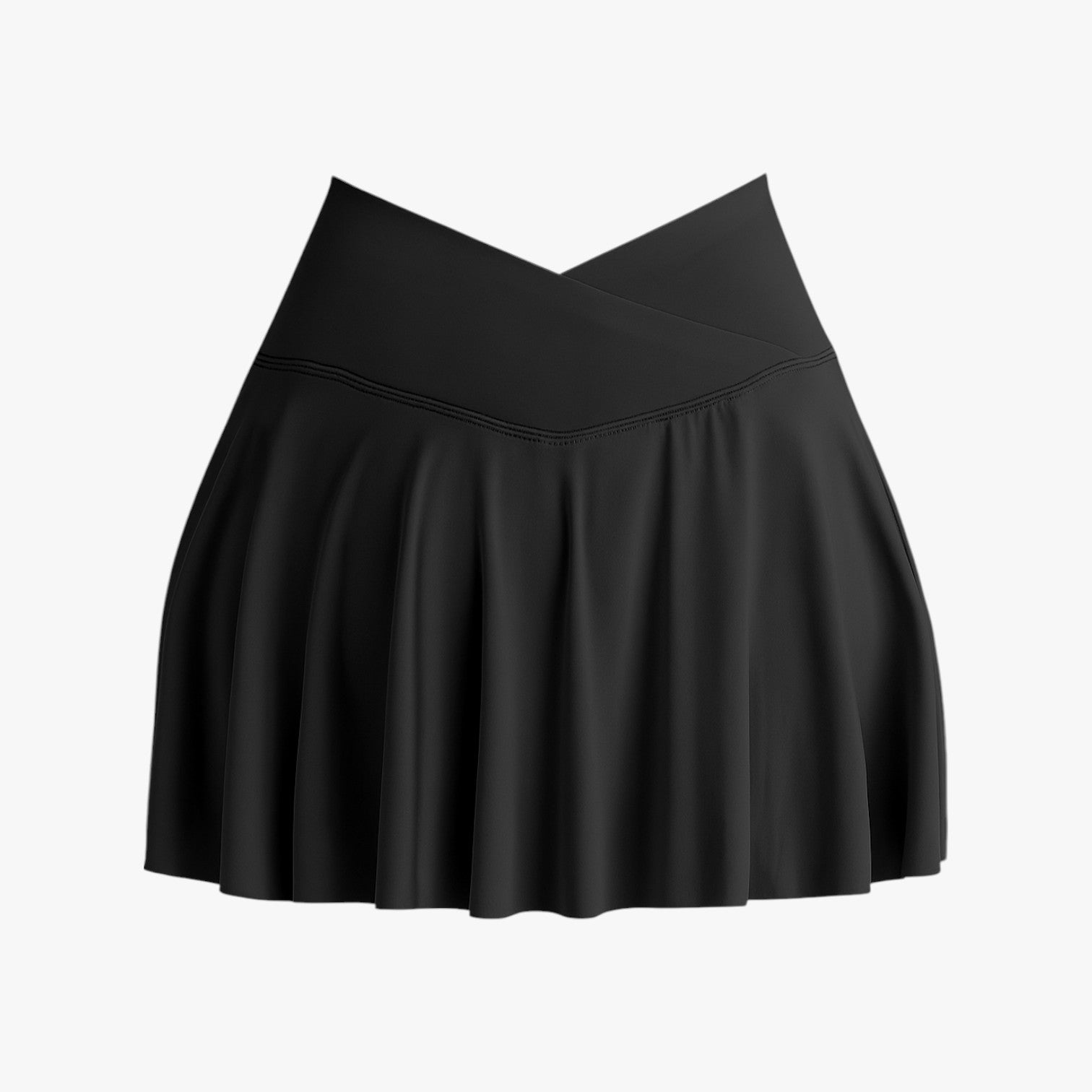 Clara | Strækbar sportnederdel med indbyggede shorts - - Clara | Strækbar sportnederdel med indbyggede shorts - €25 - {{ product_tags }