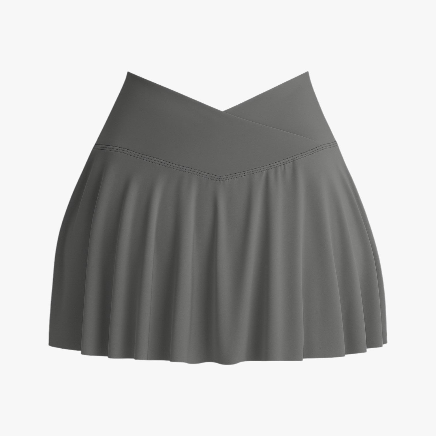 Clara | Strækbar sportnederdel med indbyggede shorts - - Clara | Strækbar sportnederdel med indbyggede shorts - €25 - {{ product_tags }