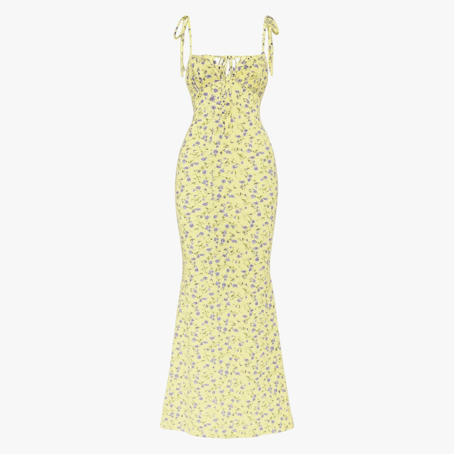 Siena | Elegant blomstret strandkjole i bodycon-pasform - Gul - Siena | Elegant blomstret strandkjole i bodycon-pasform- €25 - {{ product_tags }