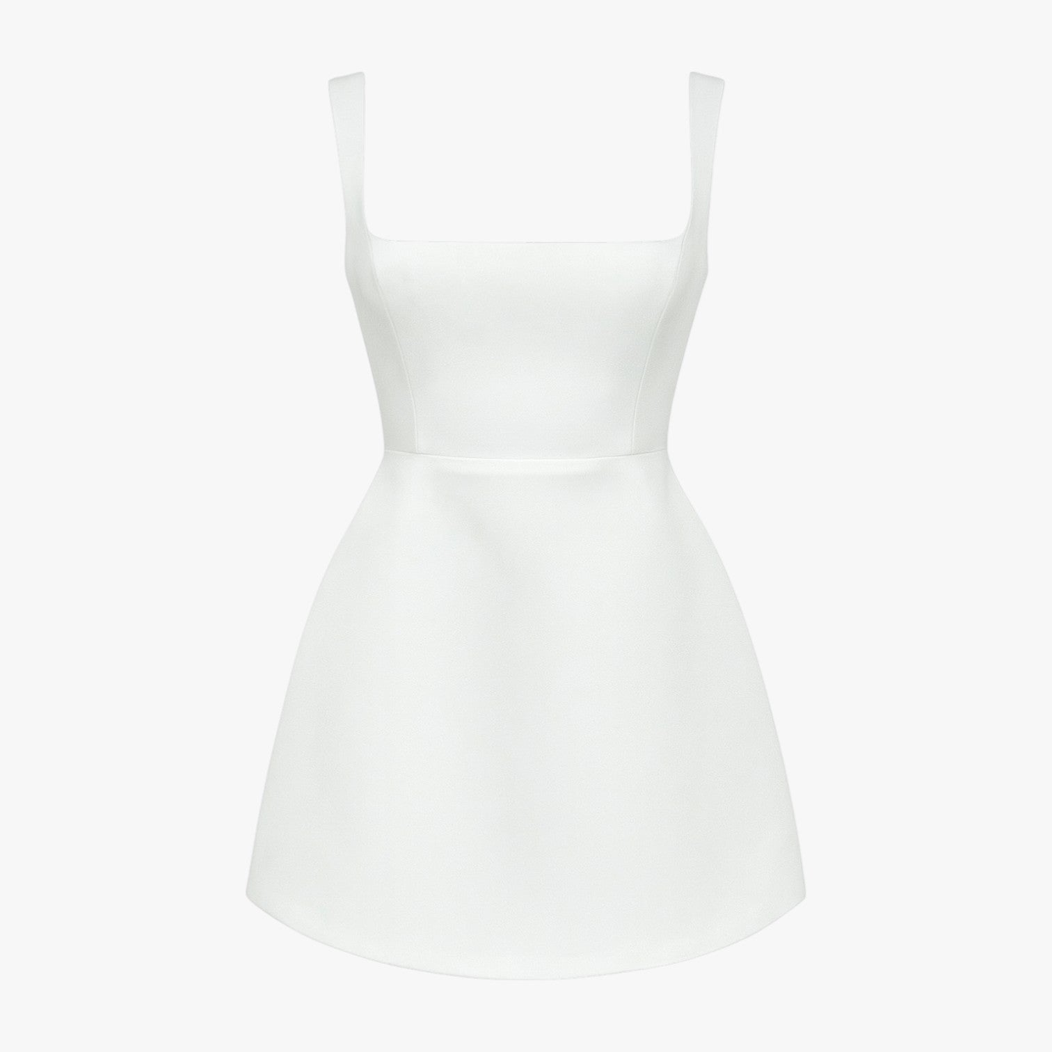 Talia | Satinfigursyet ærmeløs minikjole - - Talia | Satinfigursyet ærmeløs minikjole - €25 - {{ product_tags }
