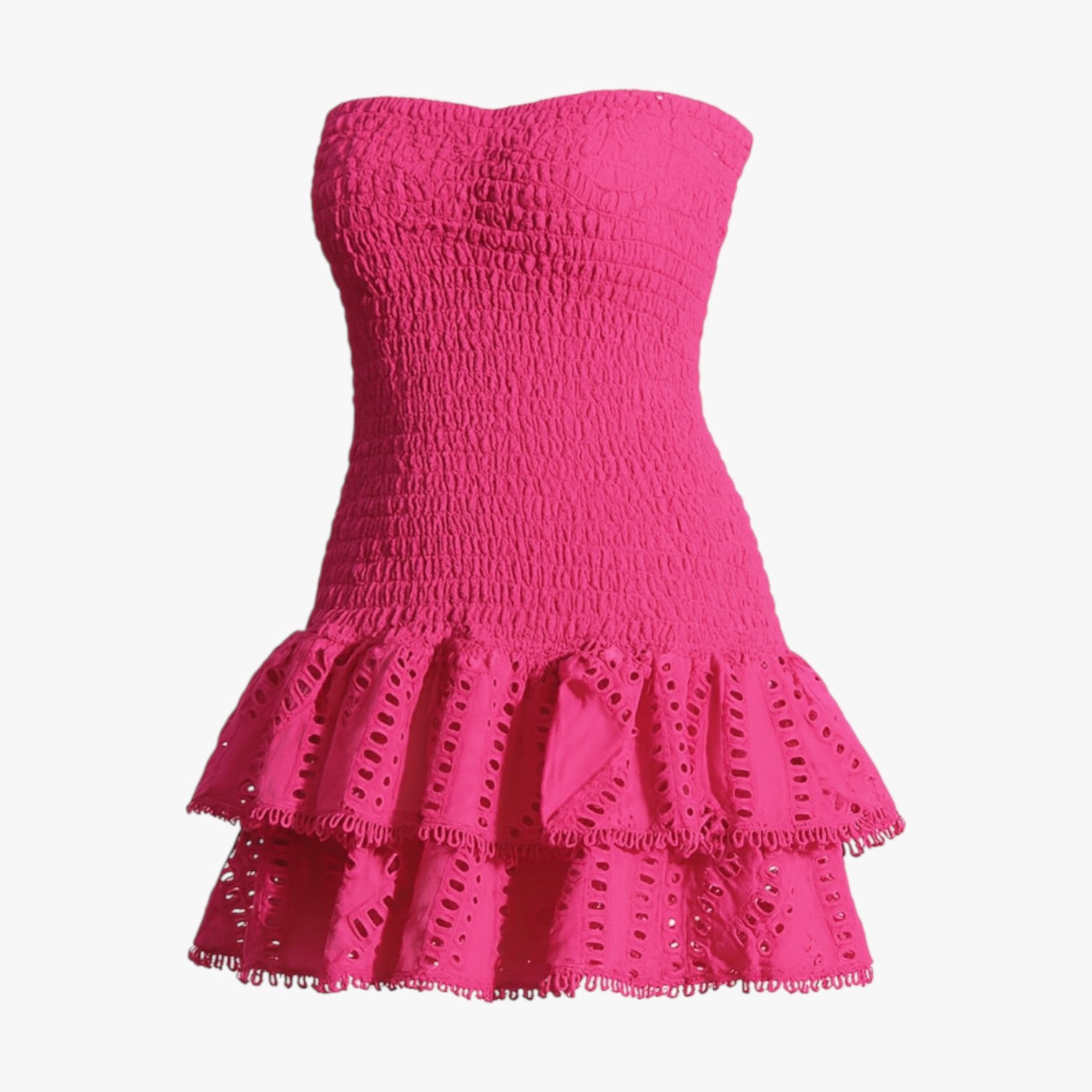Elena | Stropløs slankekjole med udskæringer - - Elena | Stropløs slankekjole med udskæringer- €25 - {{ product_tags }