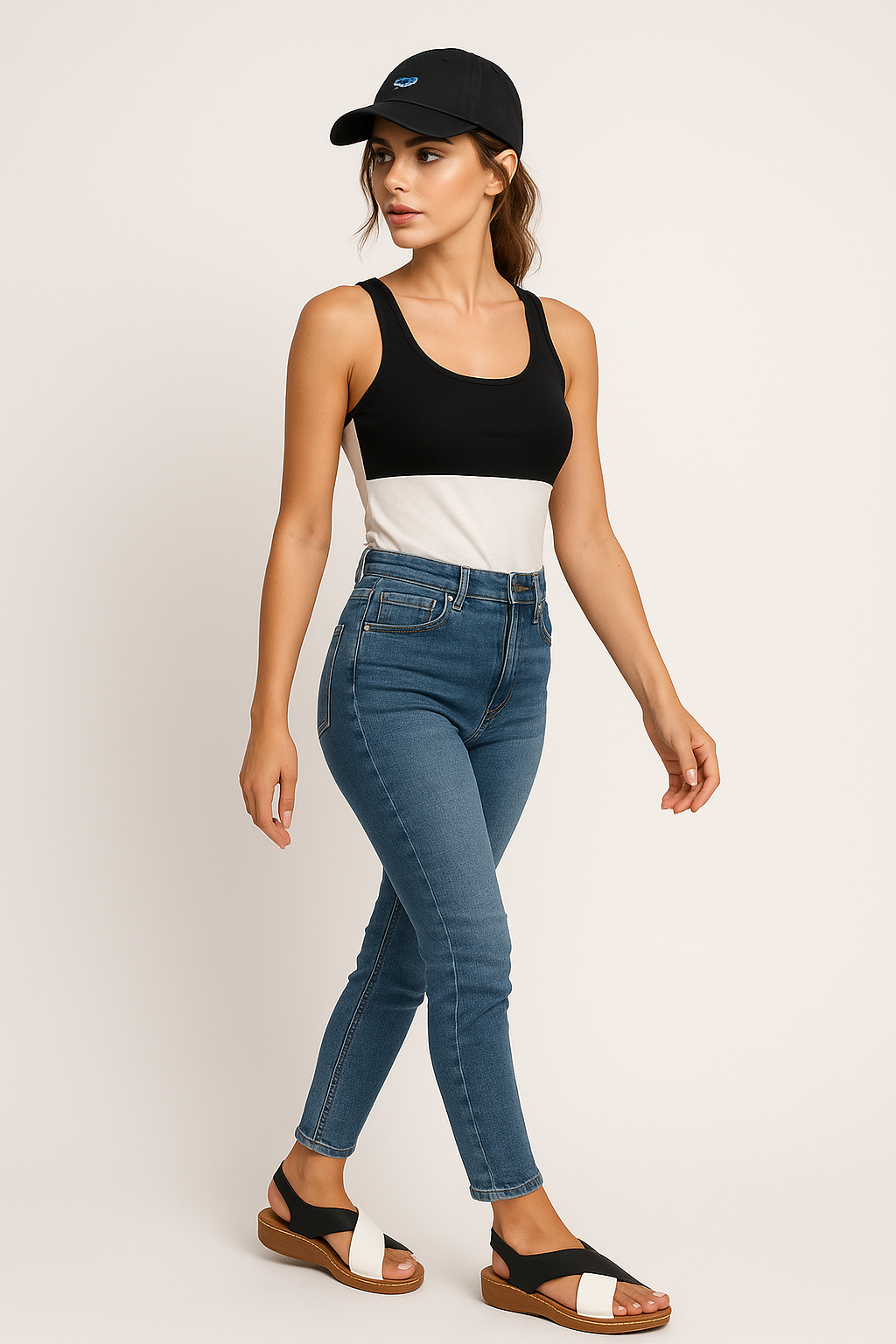 Luna | Kvinde-sandaler med krydsrem - - Luna | Kvinde-sandaler med krydsrem - €25 - {{ product_tags }