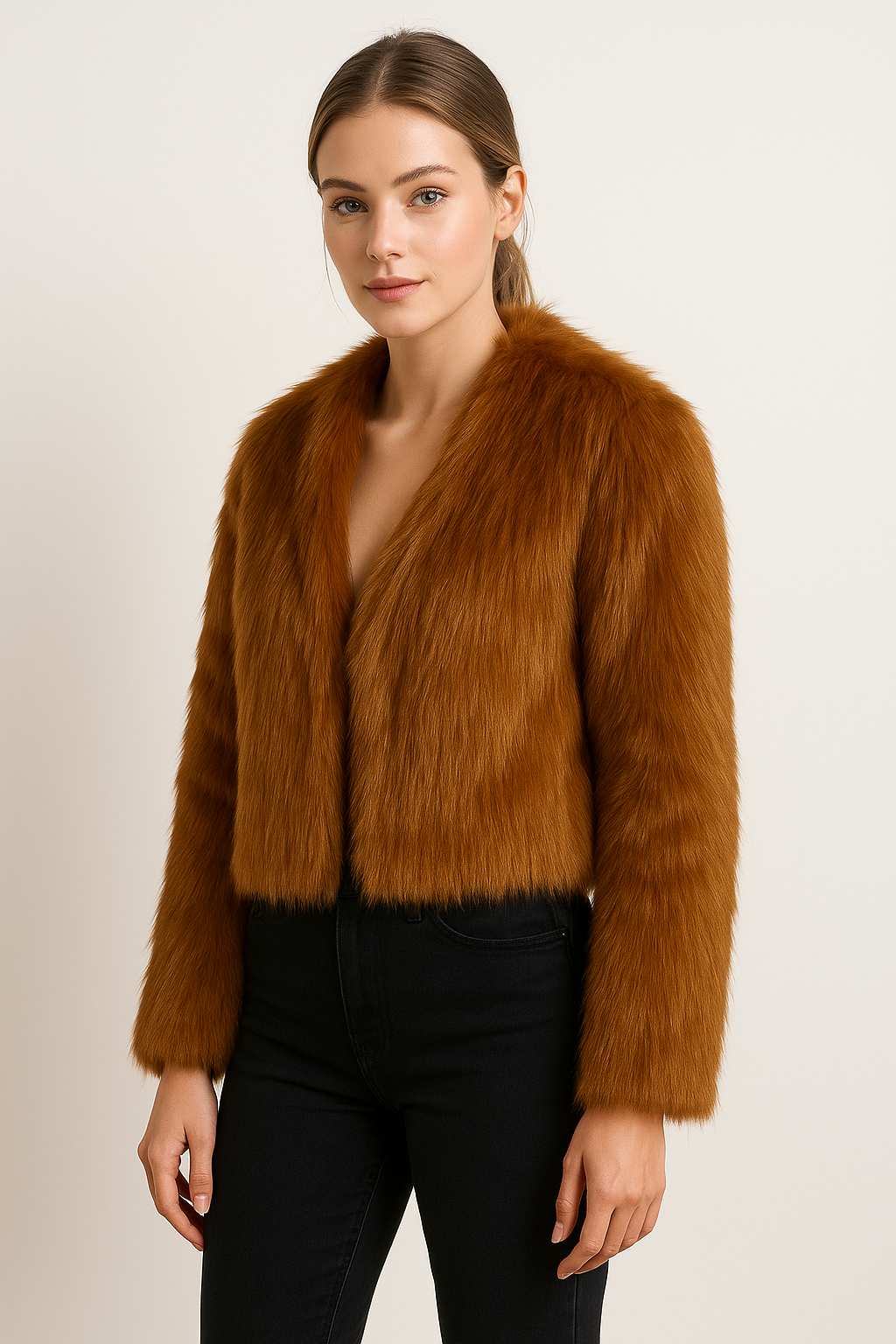Stella | Jakke af kunstpels: varmen møder urban elegance - - women's fashion - {{ product_tags }