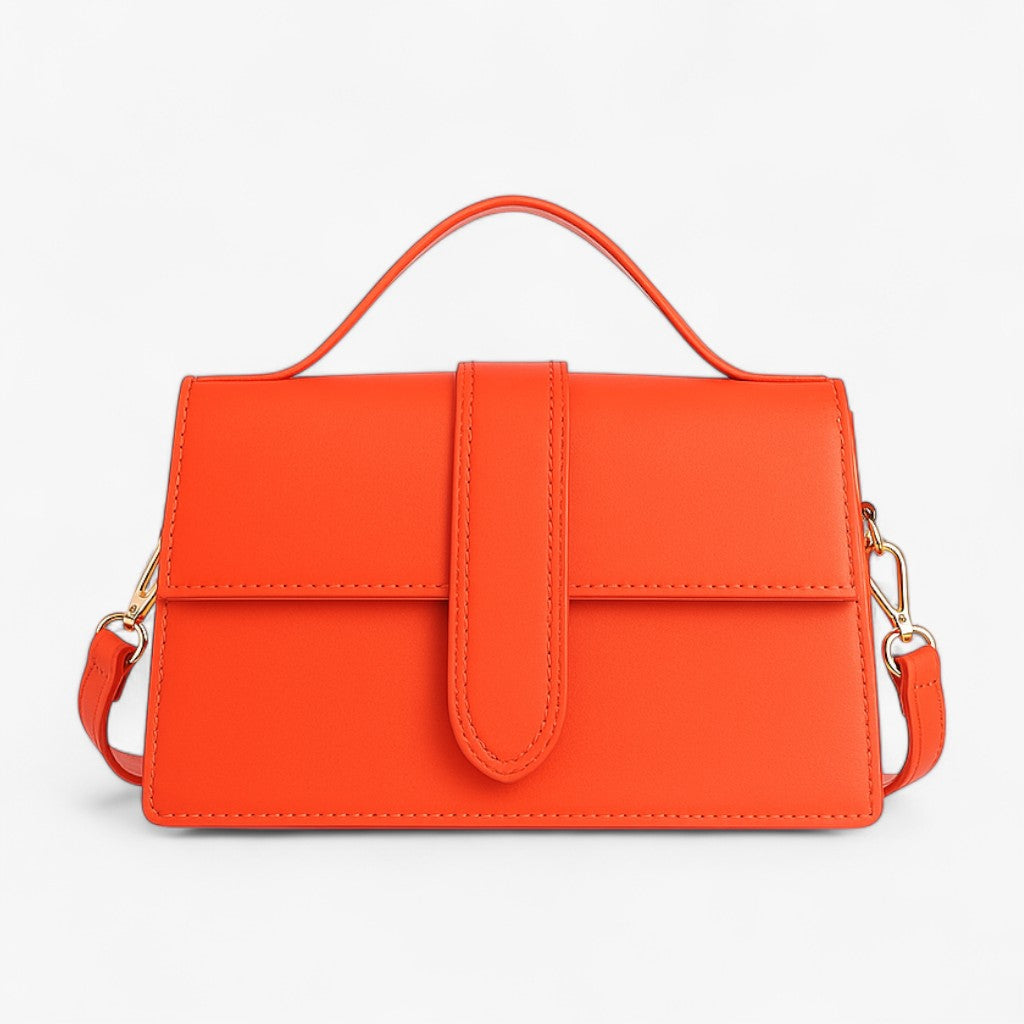 Divina | Luksuriøs farvet skuldertaske - Rød - bags - {{ product_tags }