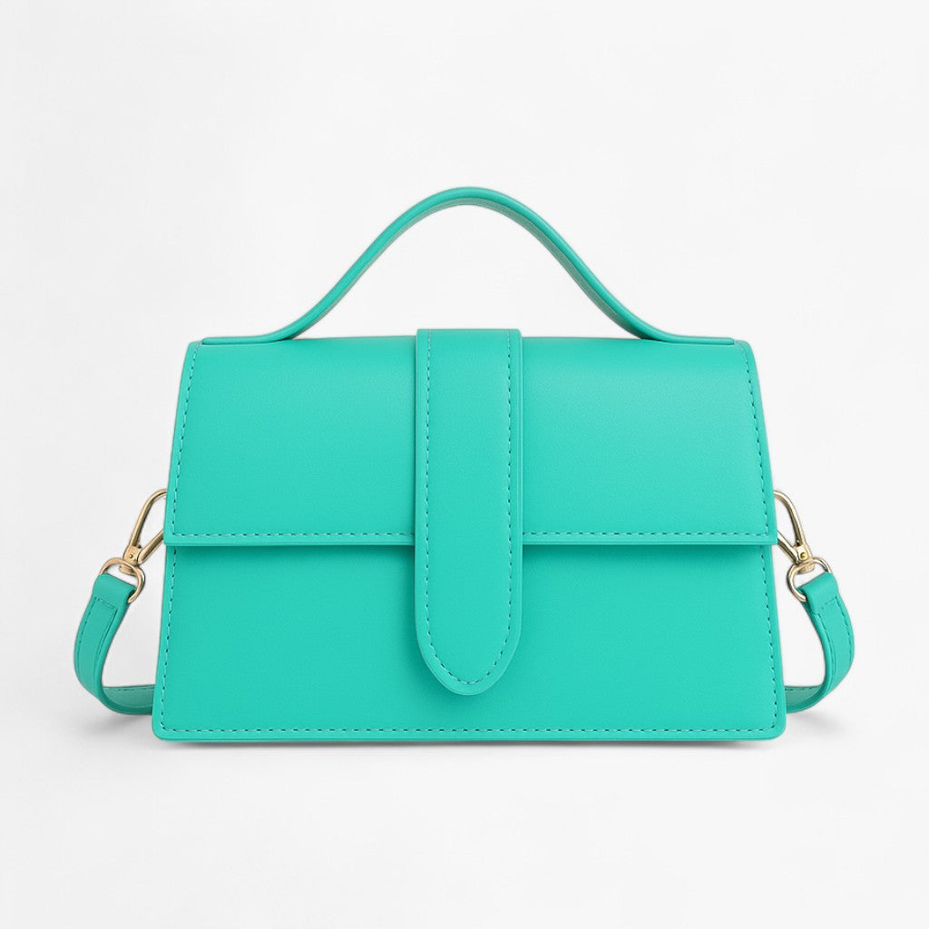 Divina | Luksuriøs farvet skuldertaske - Grøn - bags - {{ product_tags }