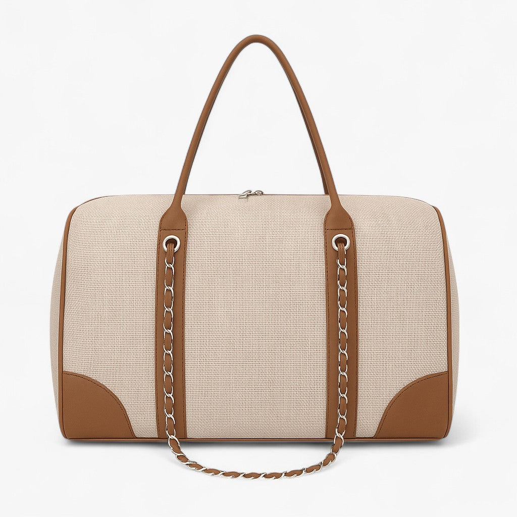 Anne | Rejsetaske til Kvinder 2025 Elegance med God Plads til Hver Pendler - Khaki - bags - {{ product_tags }