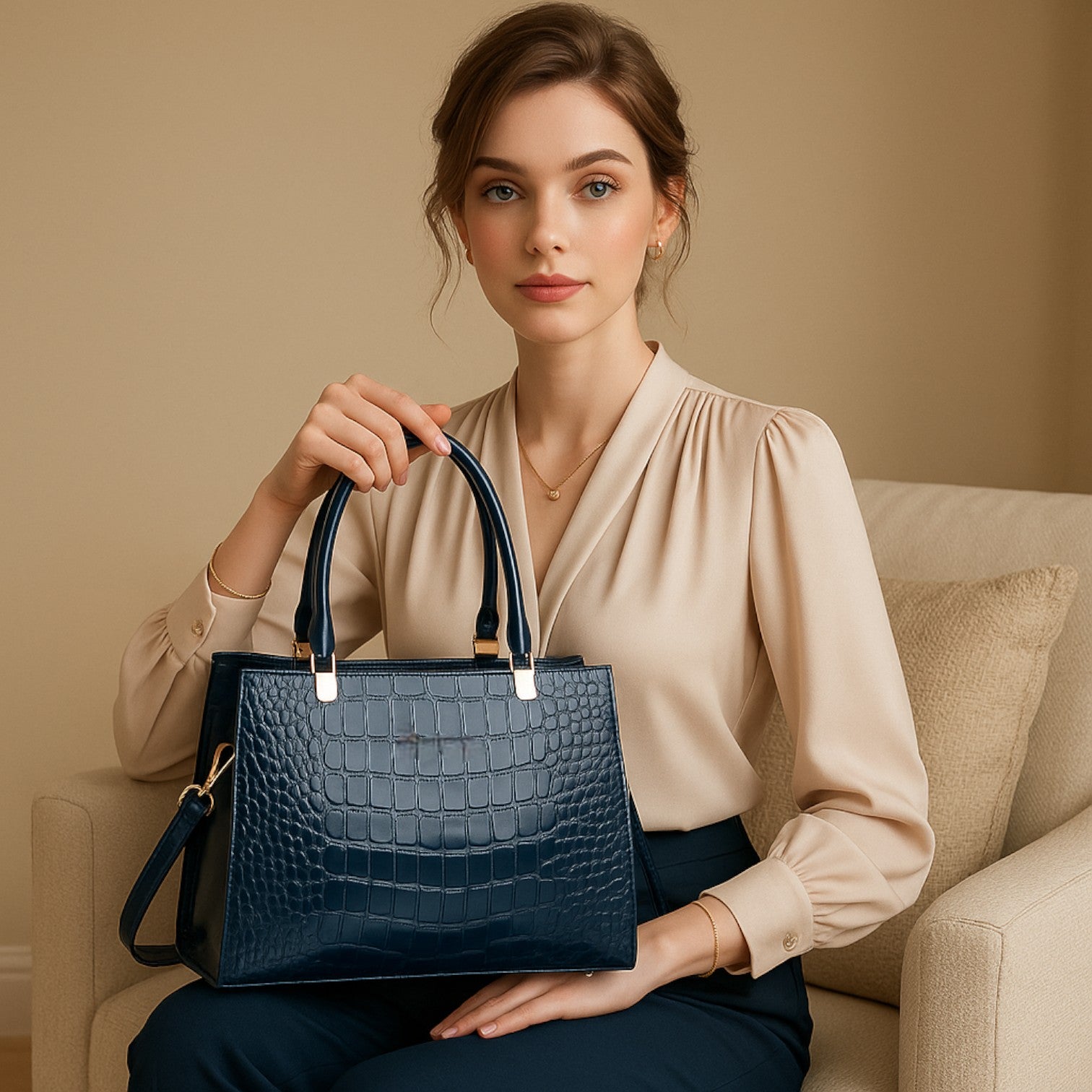 Glansfuld taske - - bags - {{ product_tags }