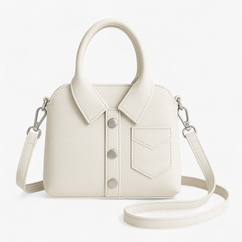 Eleanor | Kompakt PU Crossbody – Stilfuldt design, daglig komfort - Hvid - bags - {{ product_tags }