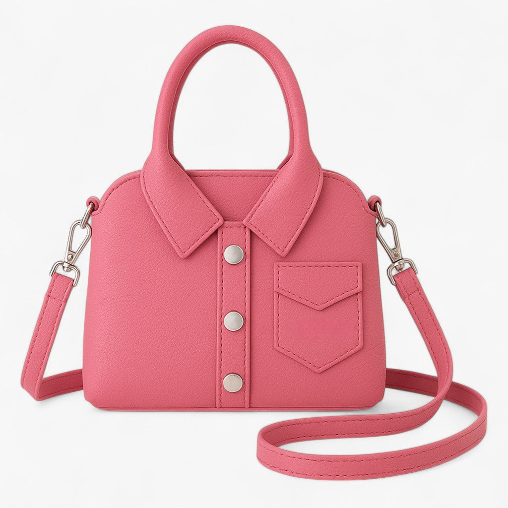 Eleanor | Kompakt PU Crossbody – Stilfuldt design, daglig komfort - Rosa - bags - {{ product_tags }
