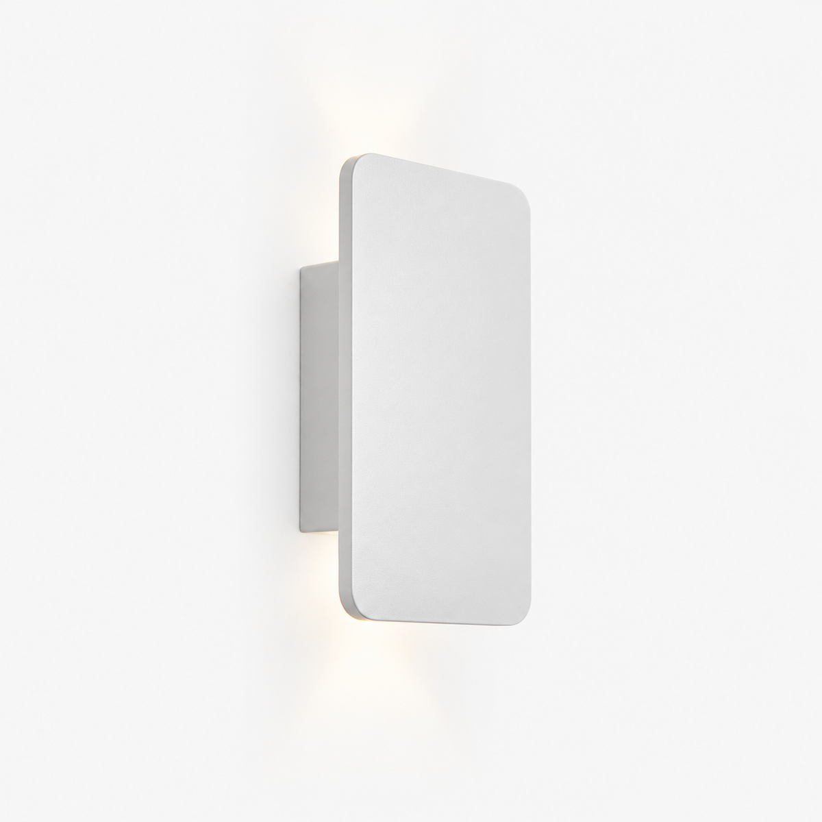 Indendørs rektangulær LED væglampe - Moderne metaldesign