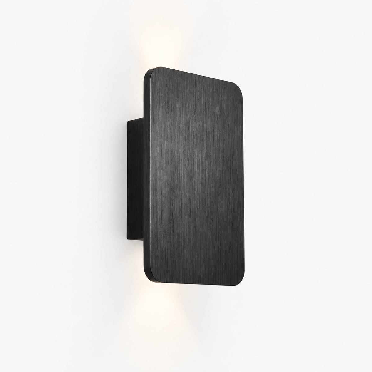 Indendørs rektangulær LED væglampe - Moderne metaldesign