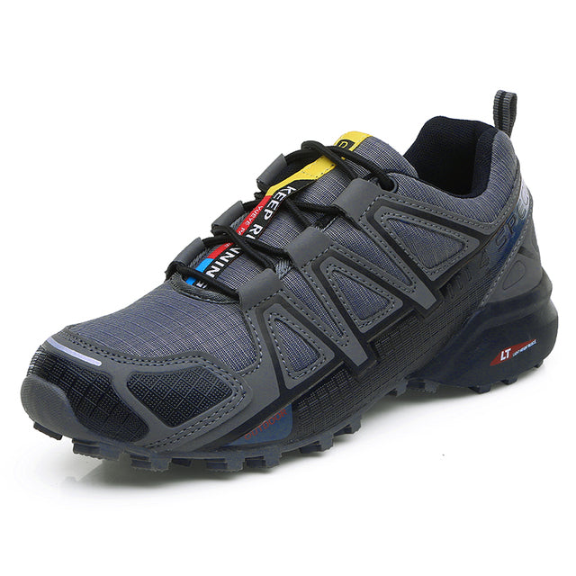 Kurt - Komfortabel vandresko til mænd - Grå-sort - shoes - {{ product_tags }