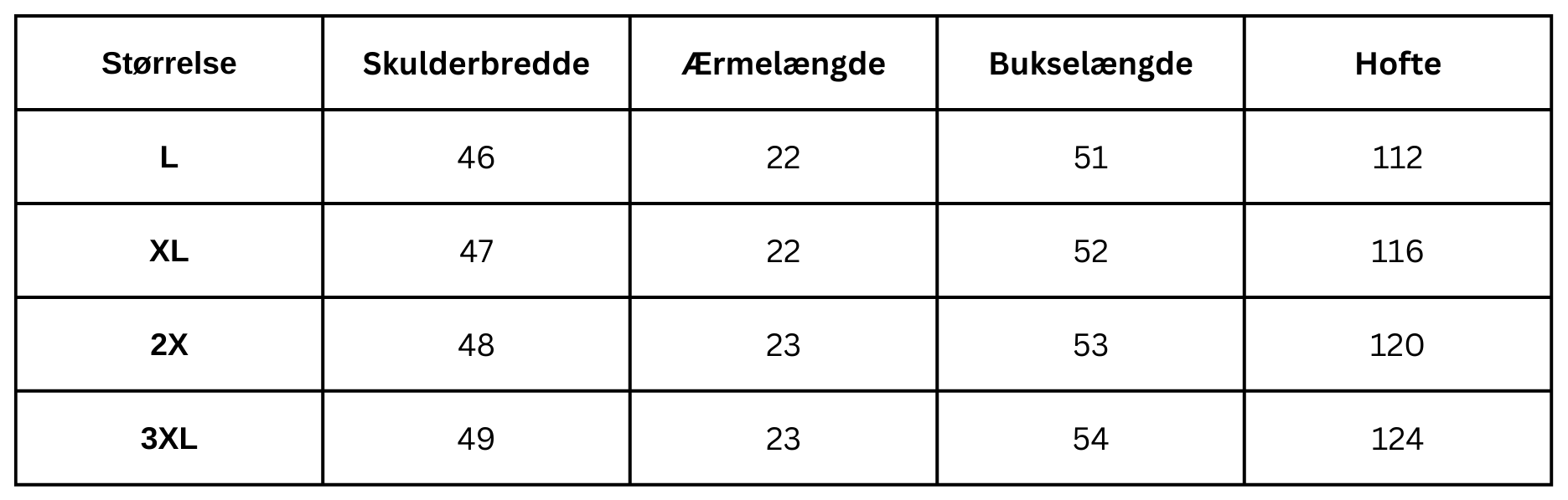 Size Guide