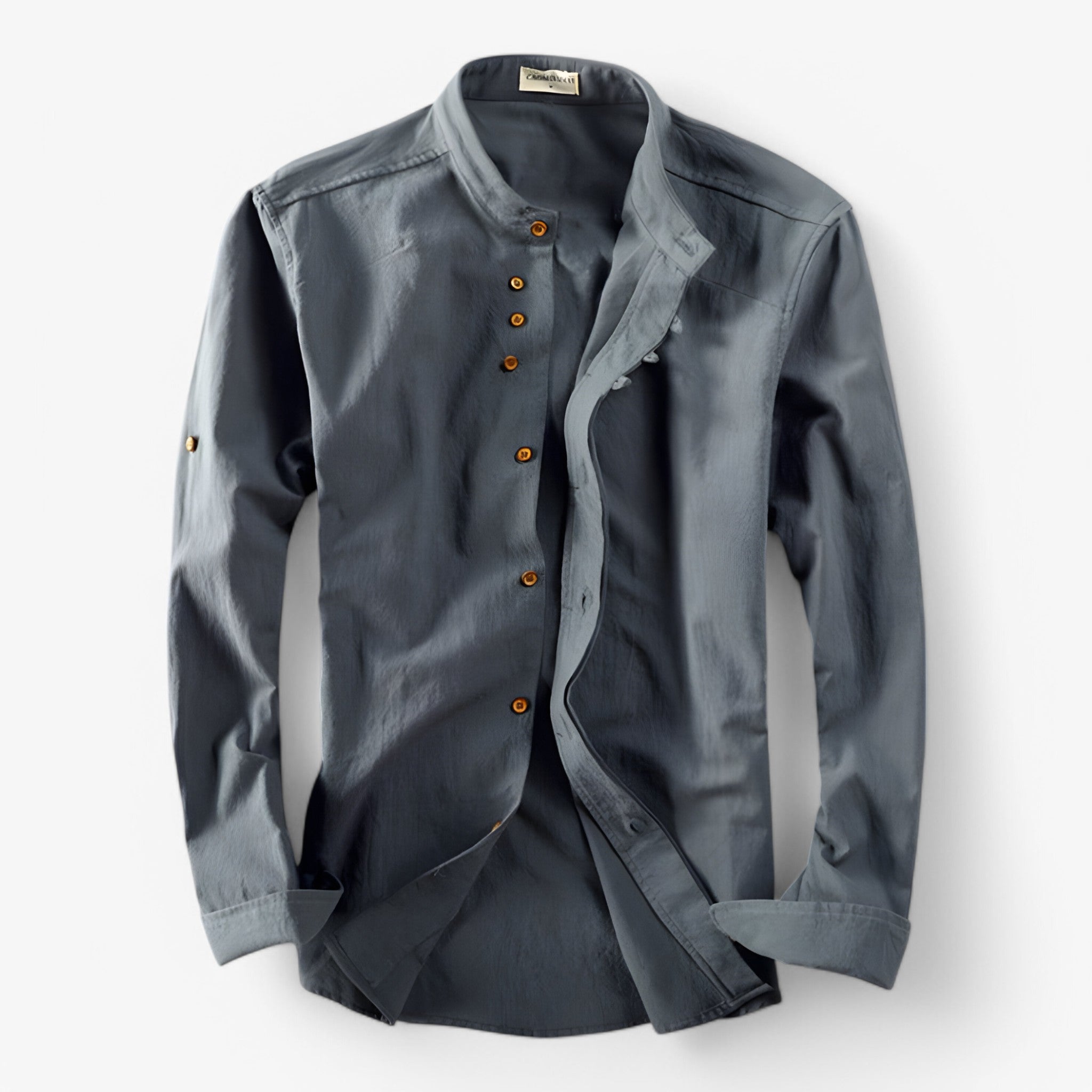 Karl - Skjorte i Japansk Stil - Mørkegrå - Karl - Skjorte i Japansk Stil - €25 - {{ product_tags }