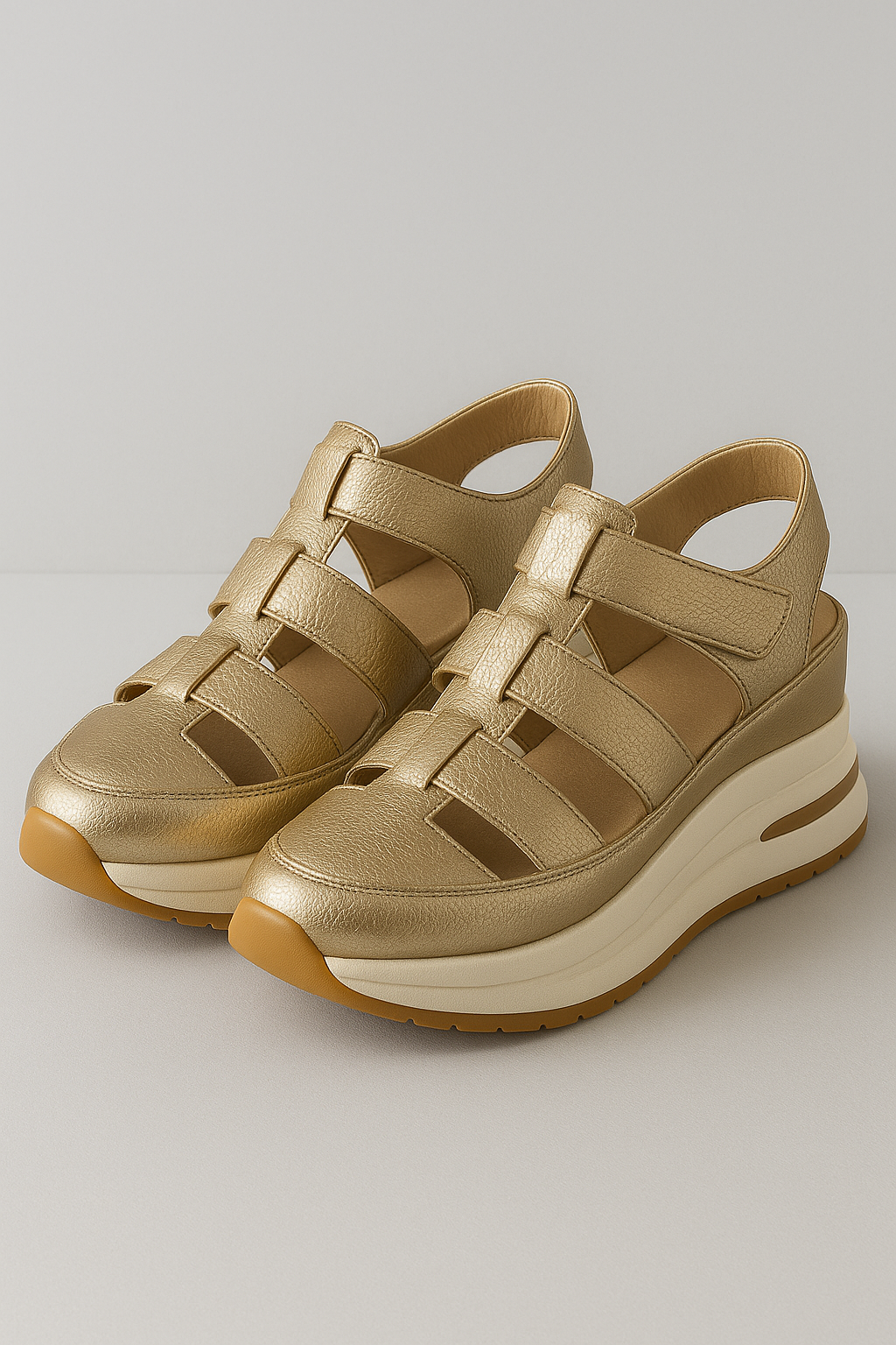 Kimberly | Skridsikre sommersandaler til kvinder - Guld - Kvinders sandaler - {{ product_tags }