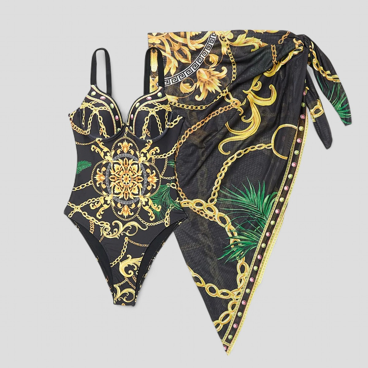 Cara | Dame Elegant Badedragt - Sort - Badetøj - {{ product_tags }