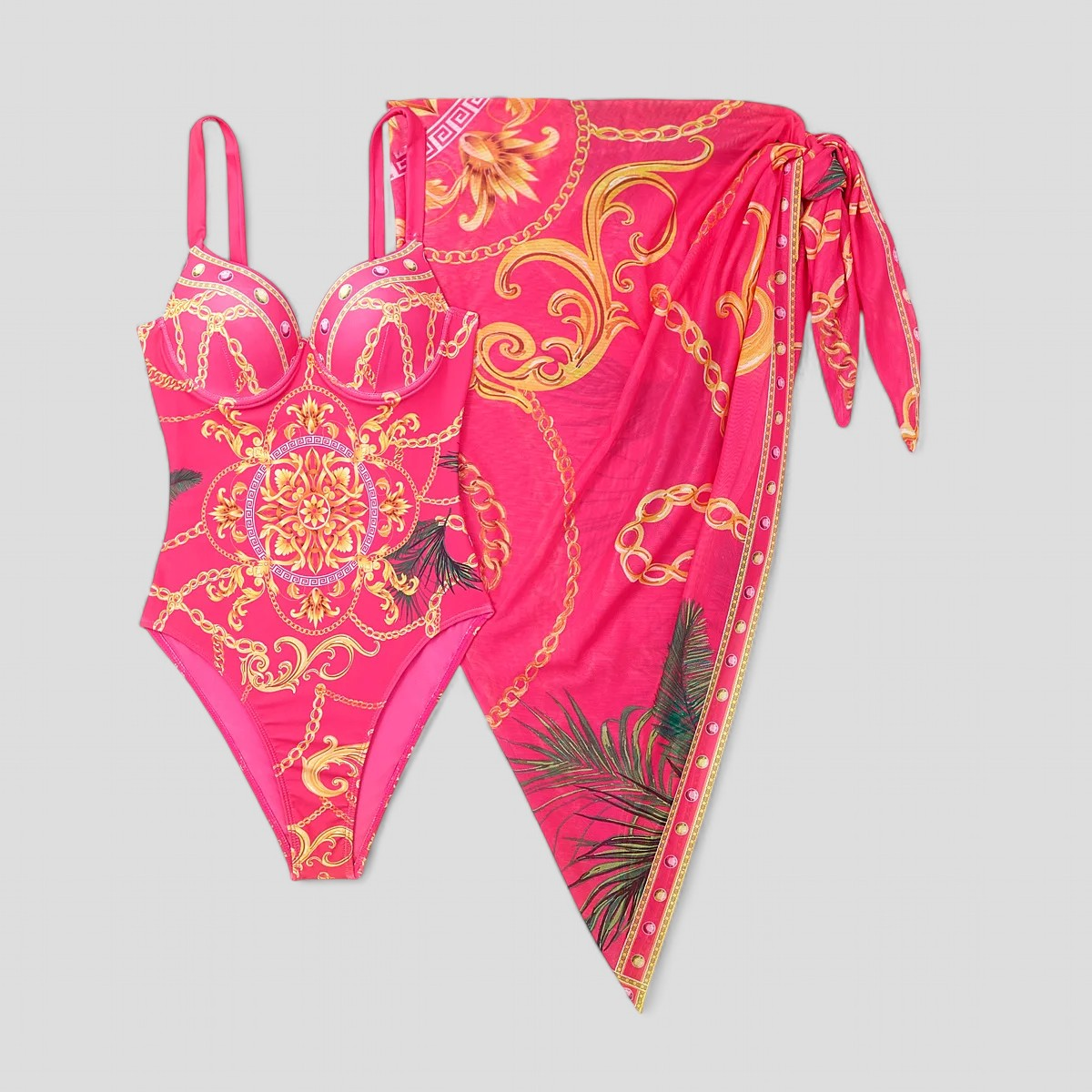Cara | Dame Elegant Badedragt - Rosa - Badetøj - {{ product_tags }