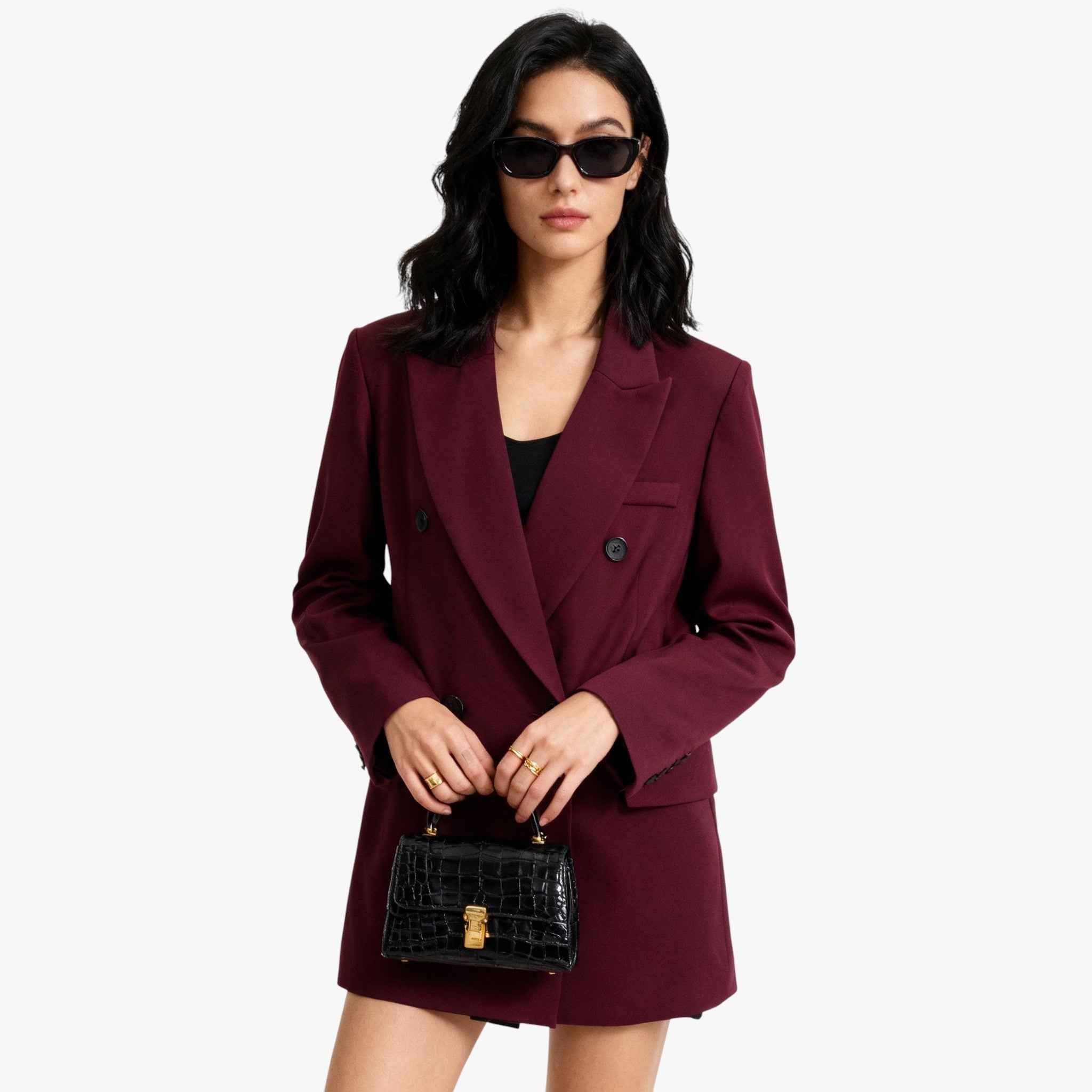 Joan | Dame Elegant Blazer Jakke - - Kvinders Blazere - {{ product_tags }