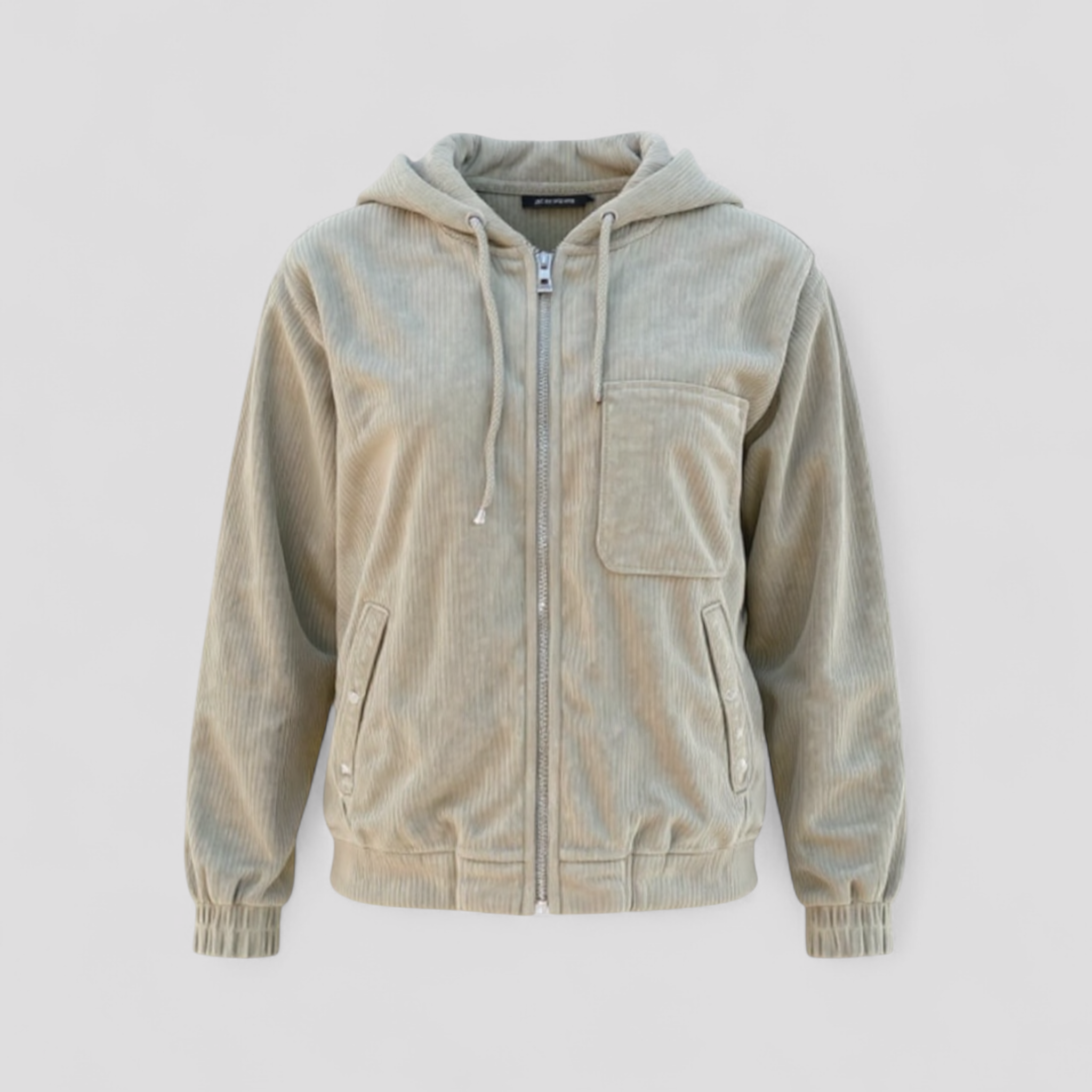 Vallea | Dame Vinterjakke med Hætte - Beige - Kvinders Jakker - {{ product_tags }