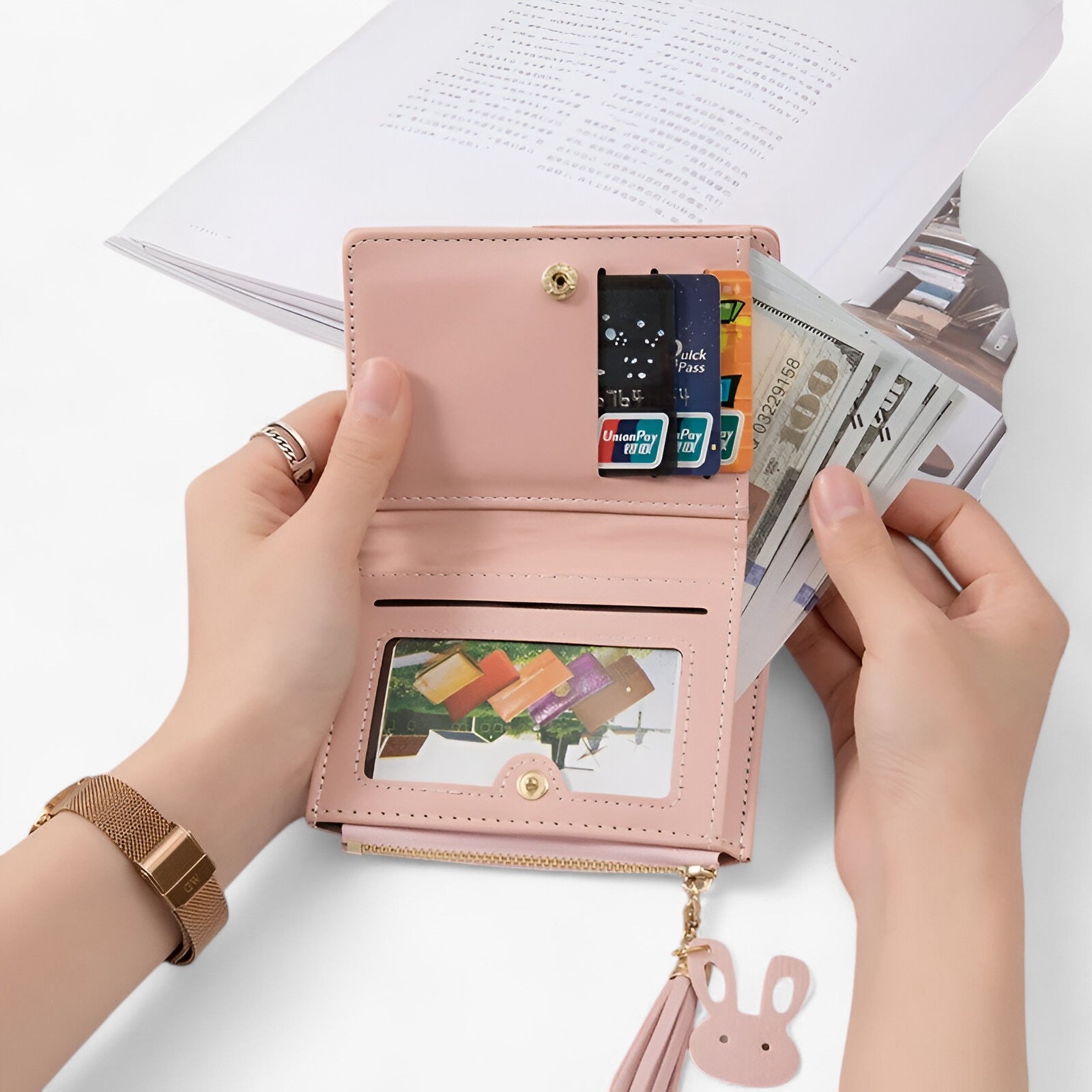 Sofia | Sammenfoldelig damepung med kortholder - - bags - {{ product_tags }