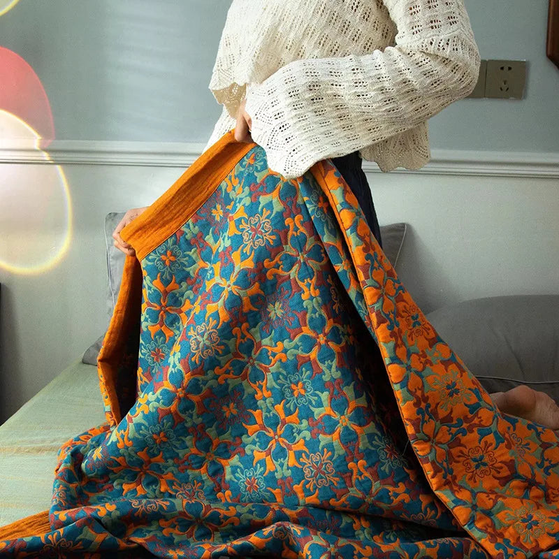Otis™ | Elegante hygge-tæpper til hyggelige atmosfærer - Grøn-Gul - Otis™ | Elegante hygge-tæpper til hyggelige atmosfærer- €25 - {{ product_tags }