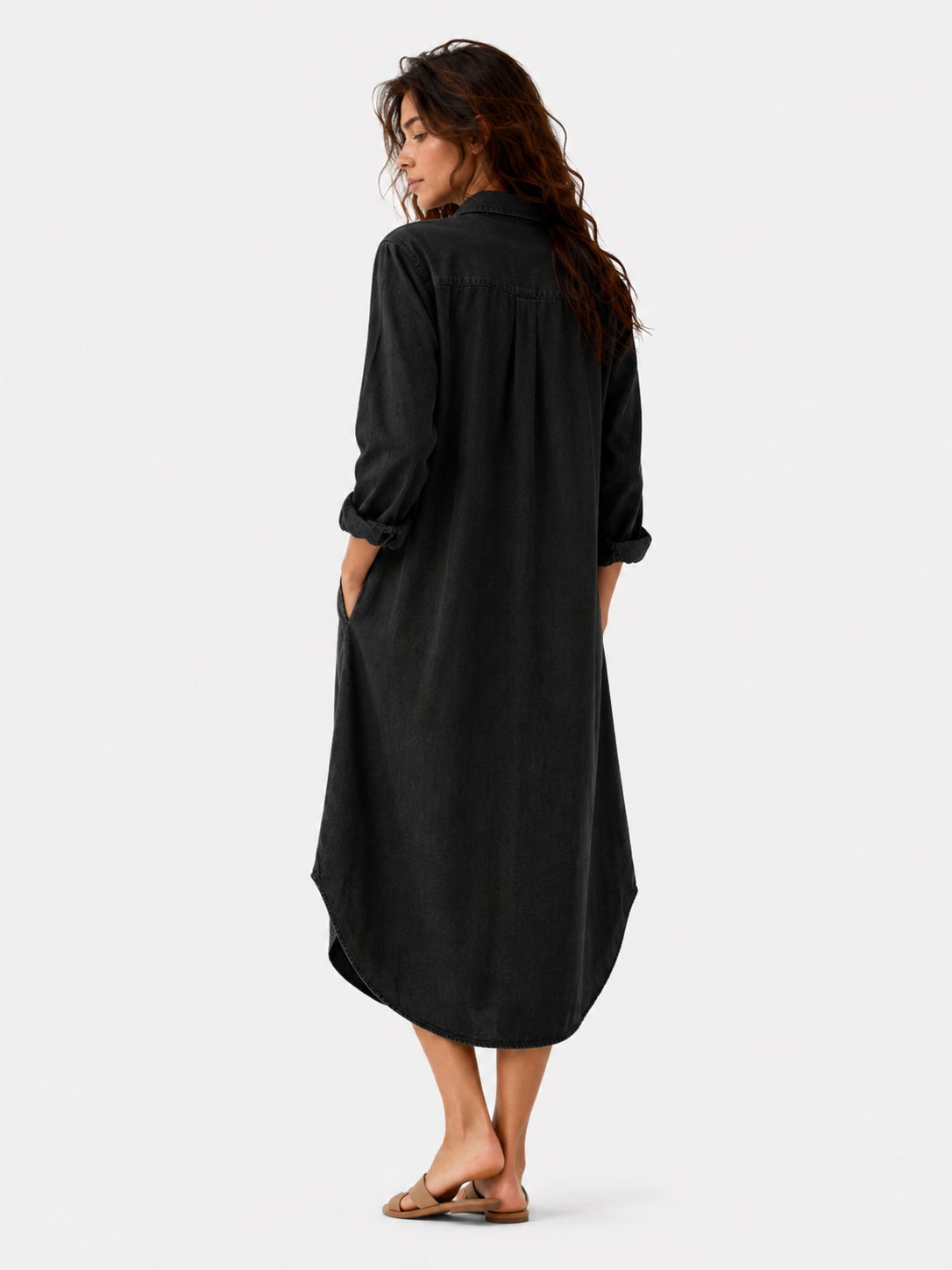 Delana | Button Down kjole - - Dress - {{ product_tags }
