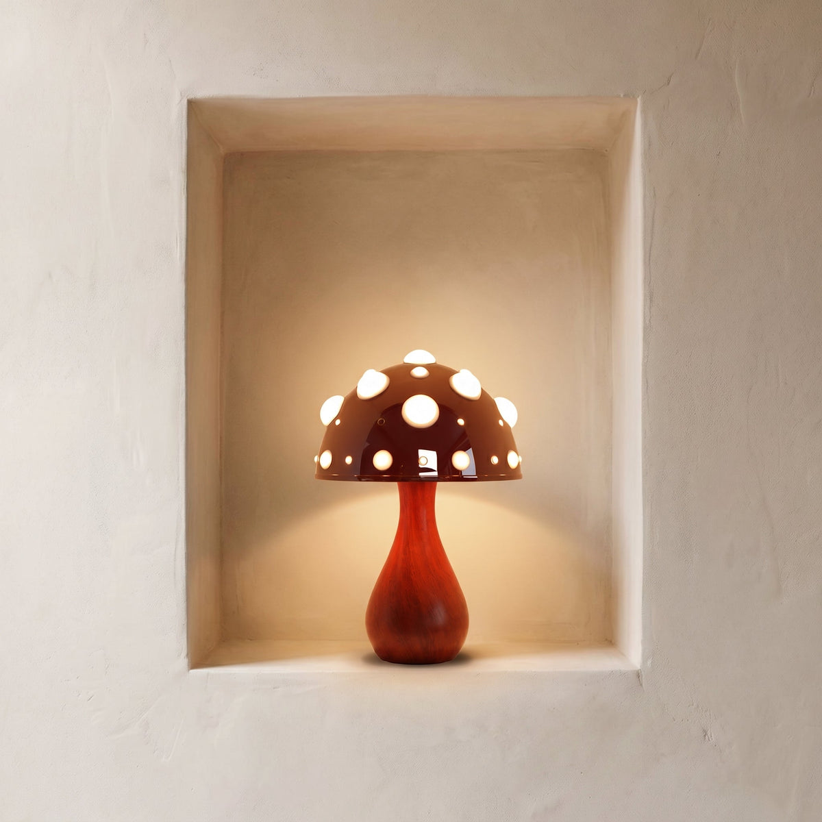 Svamp Bordlampe - Moderne Metal Dæmpbart Design